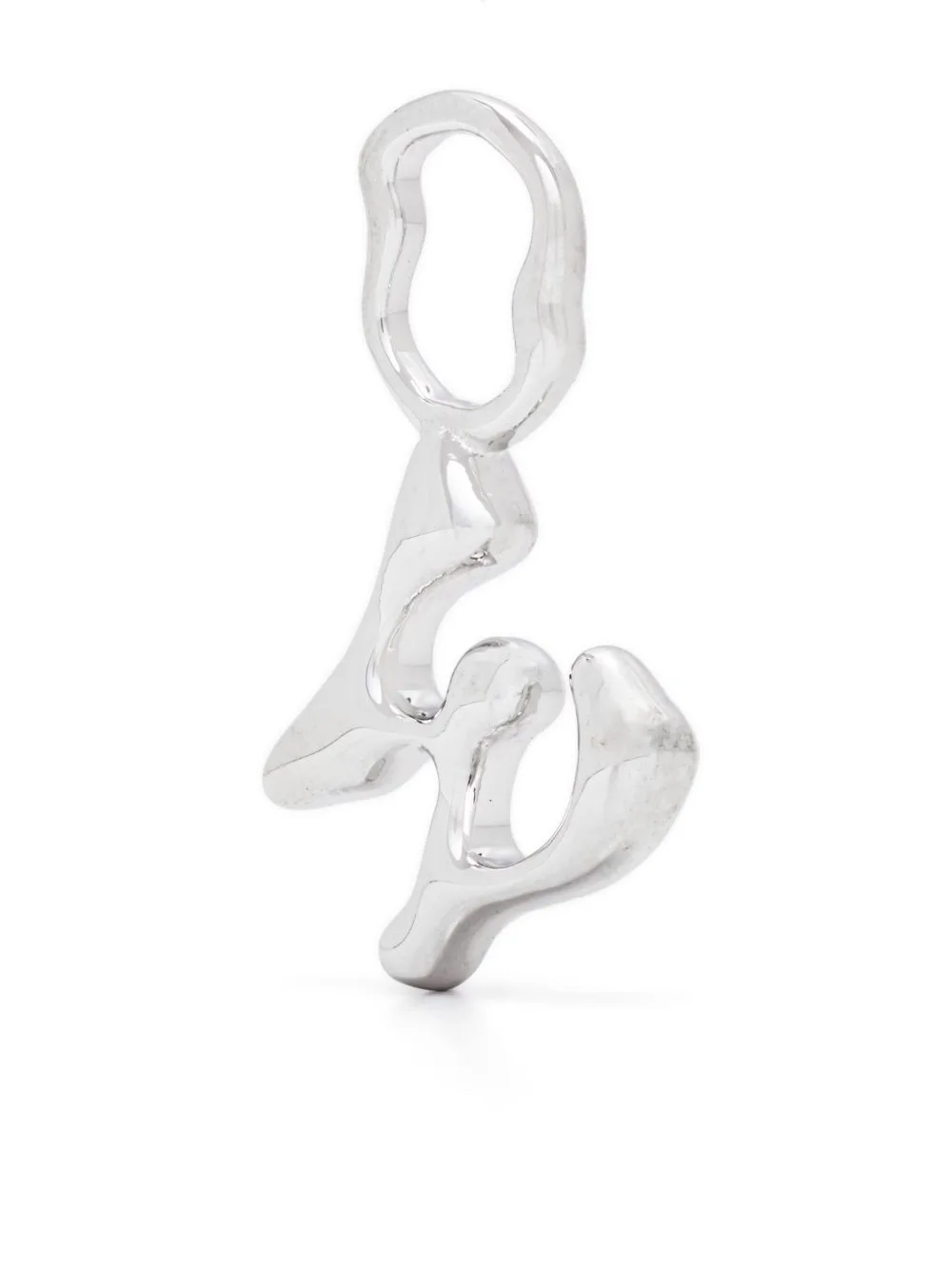 Fluent Letter W Silver Charm by Maria Black
