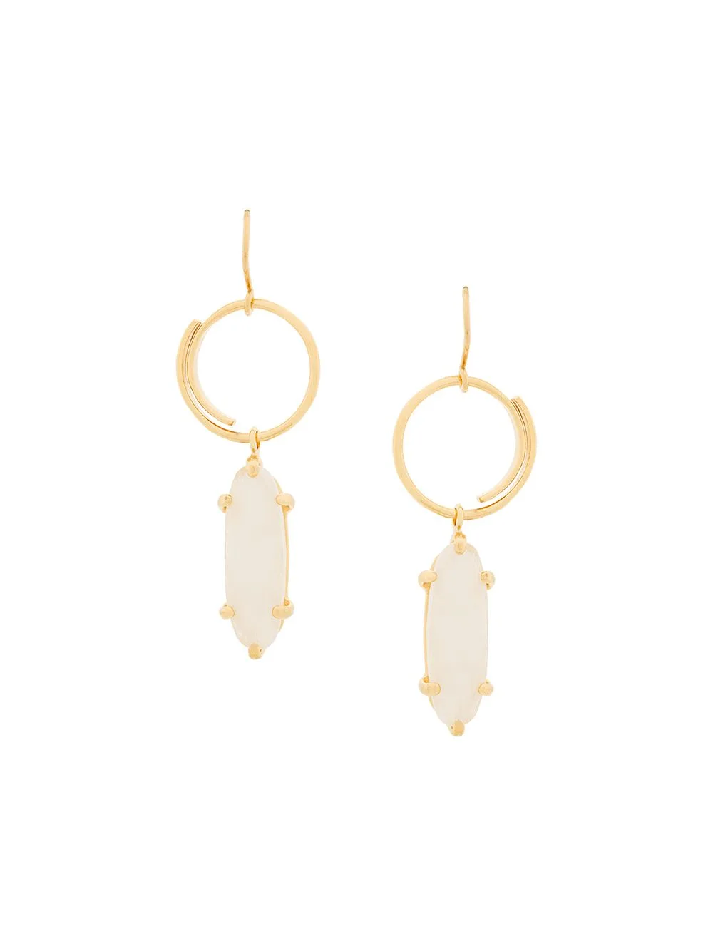 Technofossils Moonstone Earrings by Wouters & Hendrix
