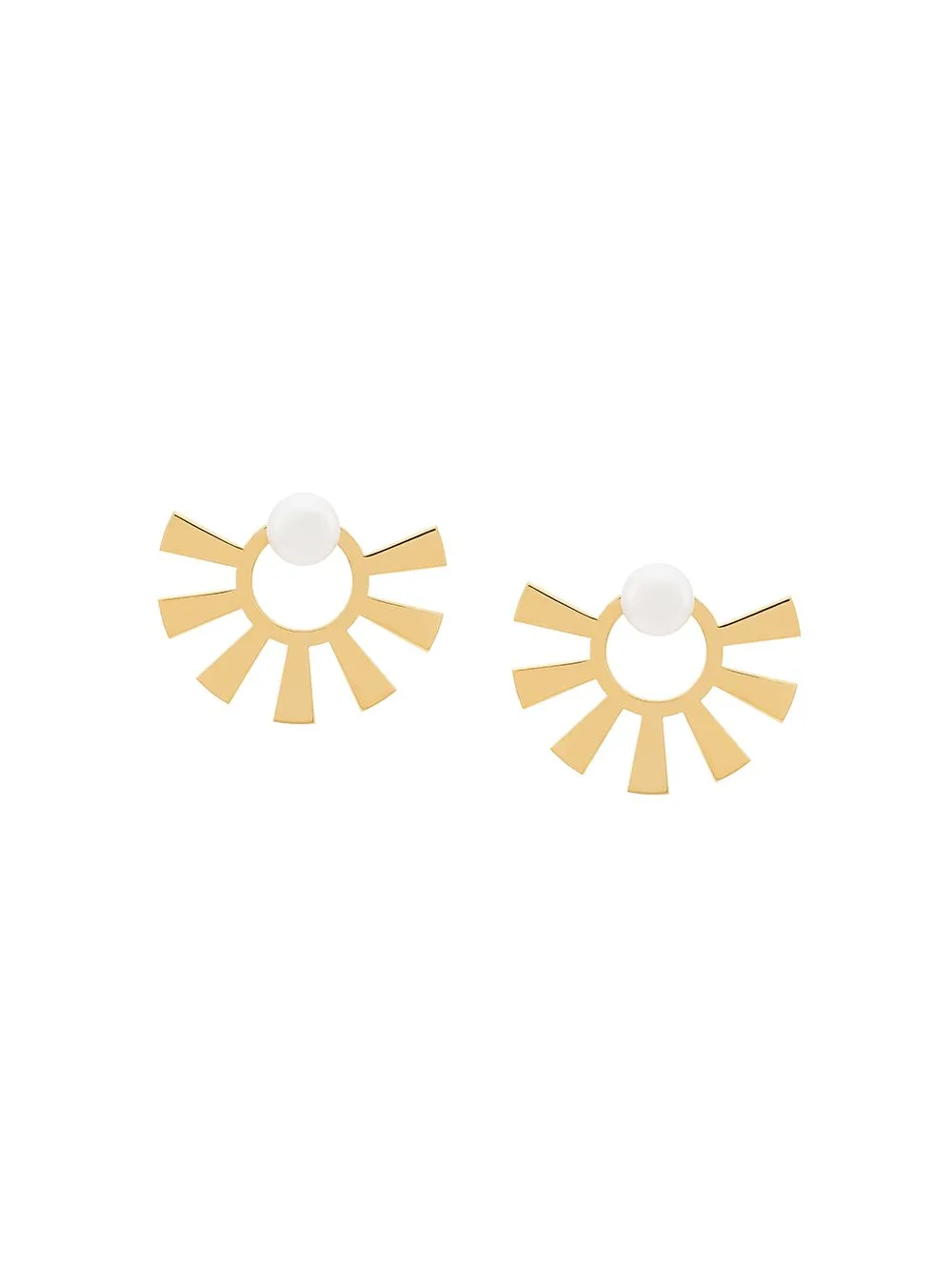 Technofossils Pearl Earrings by Wouters & Hendrix