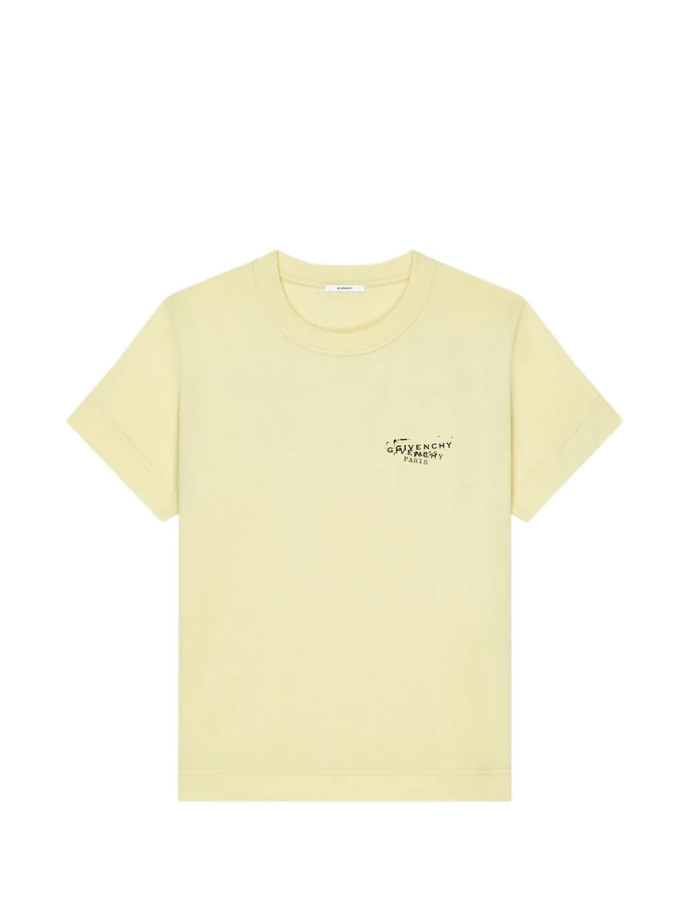 T-Shirt in Cotton with Givenchy Stamp Print by Givenchy