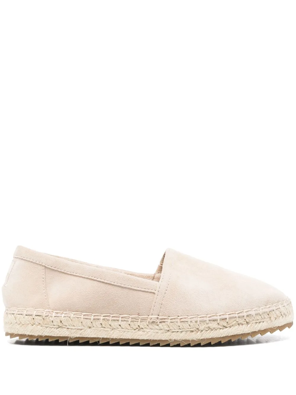 Suede Flat Espadrilles