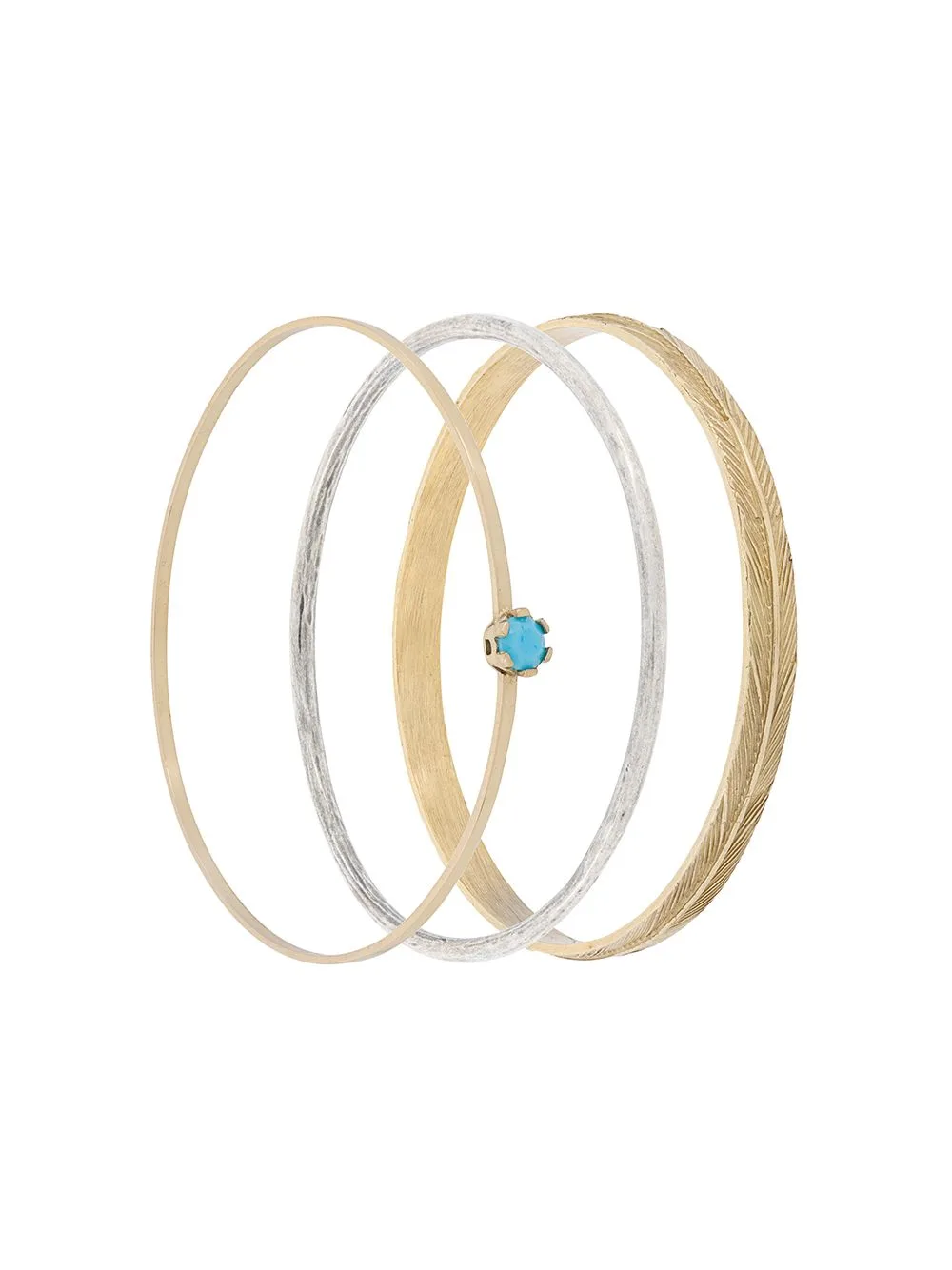 Puro Set of Three Bangles by Iosselliani