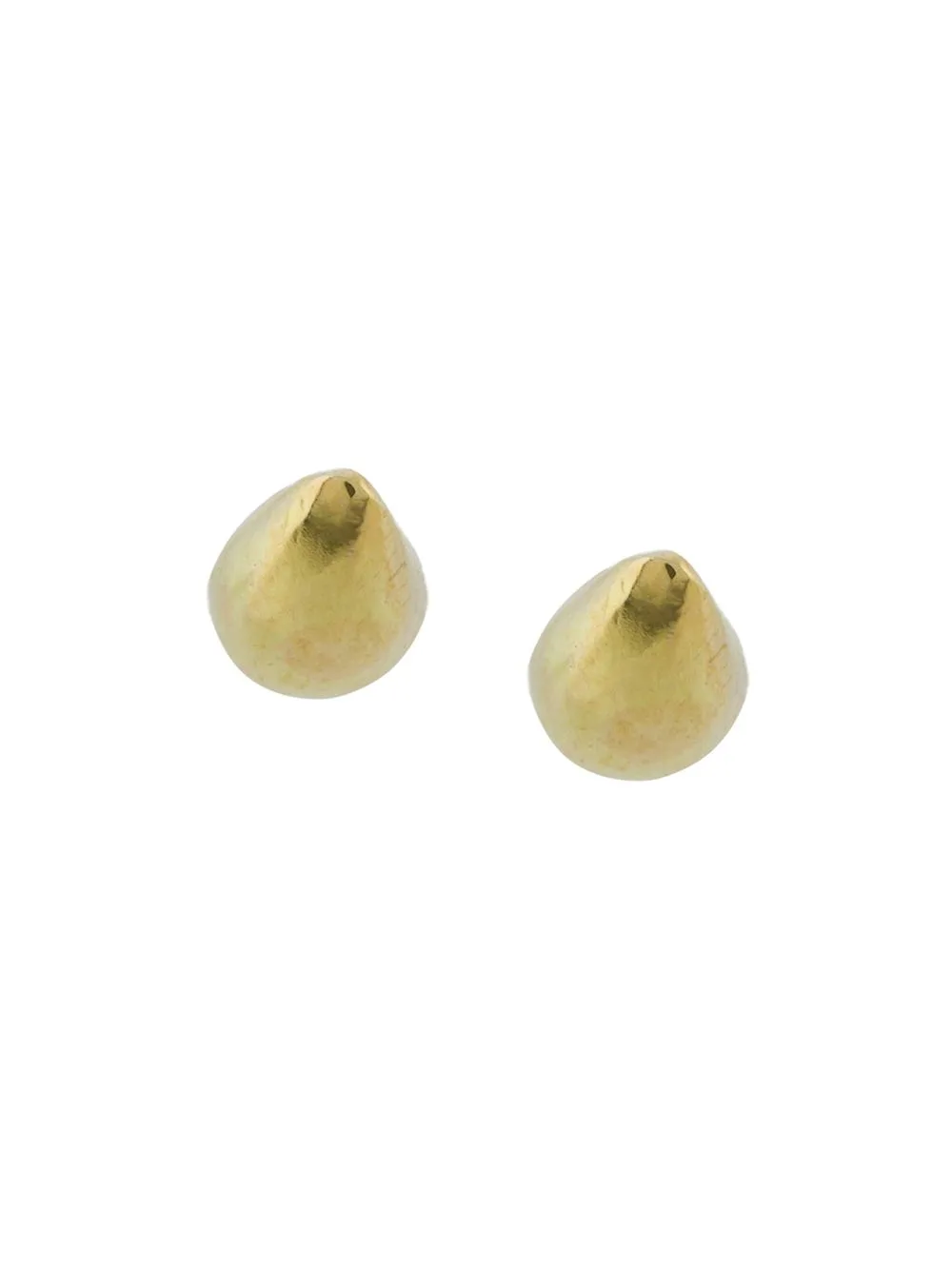 18kt Yellow Gold Claw Stud Earrings by Wouters & Hendrix Gold