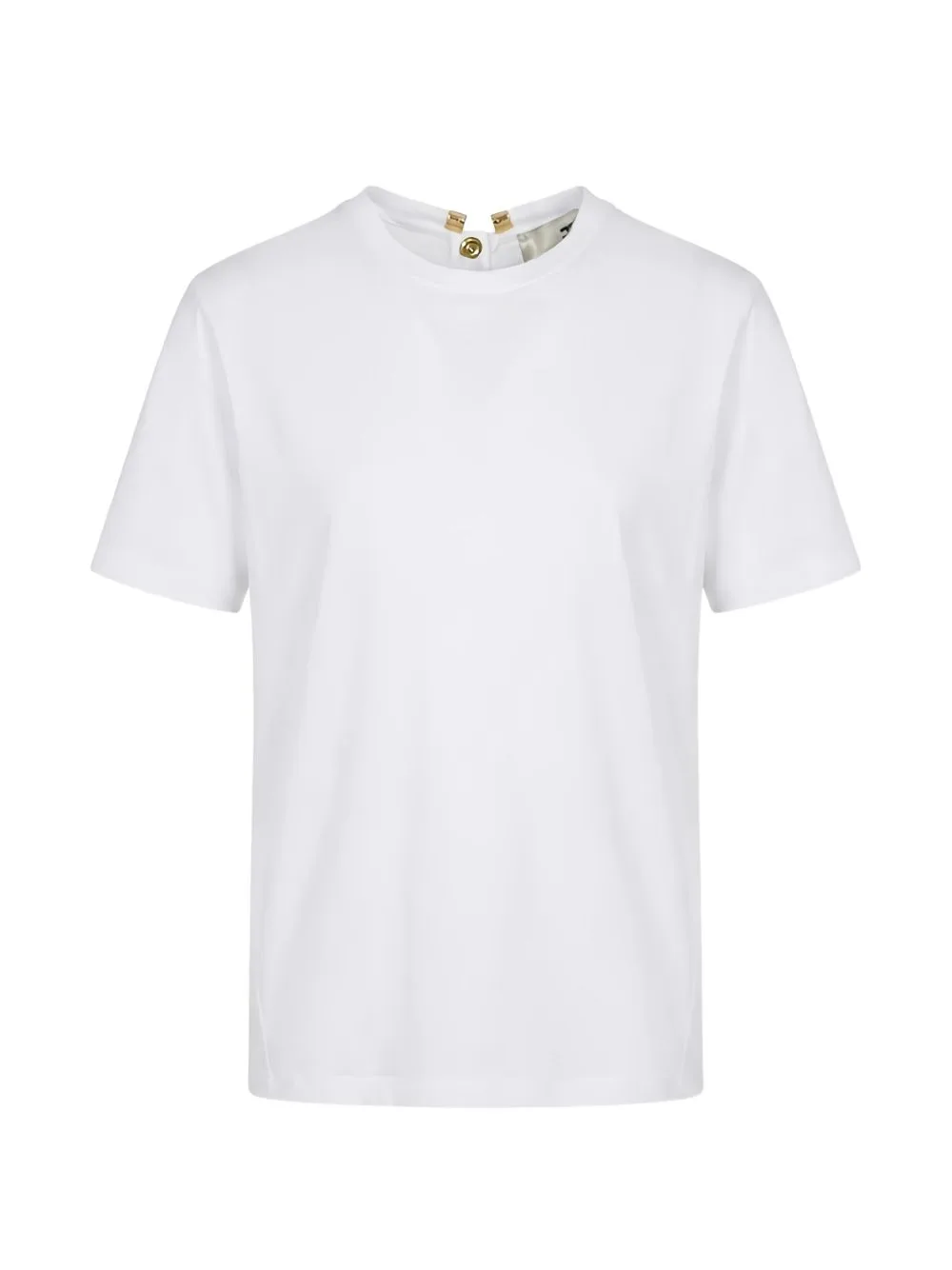 Button-Back T-Shirt by Elisabetta Franchi