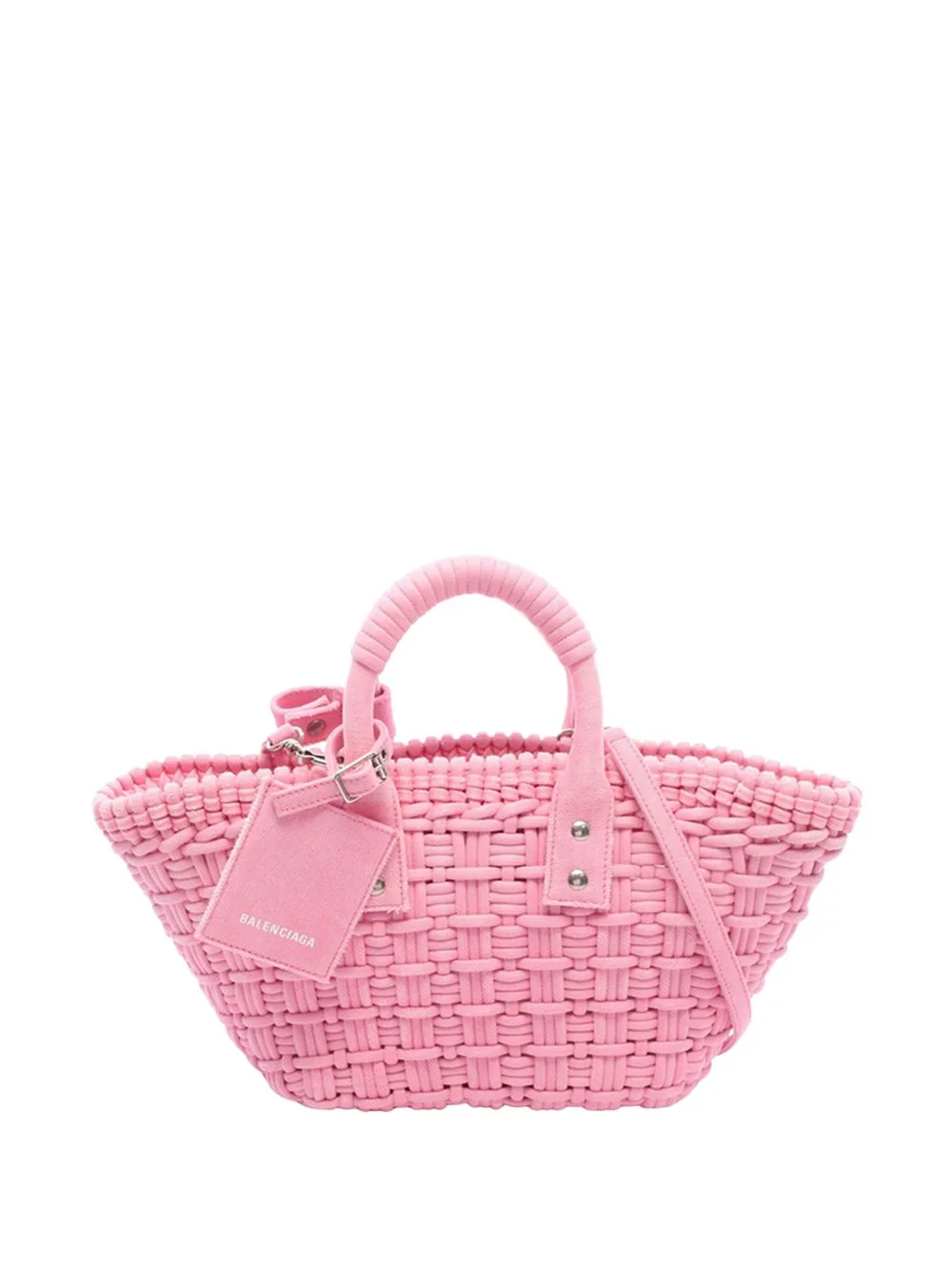 2015-2026 Faux Leather Bistro Panier XS Satchel by Balenciaga Pre-Owned