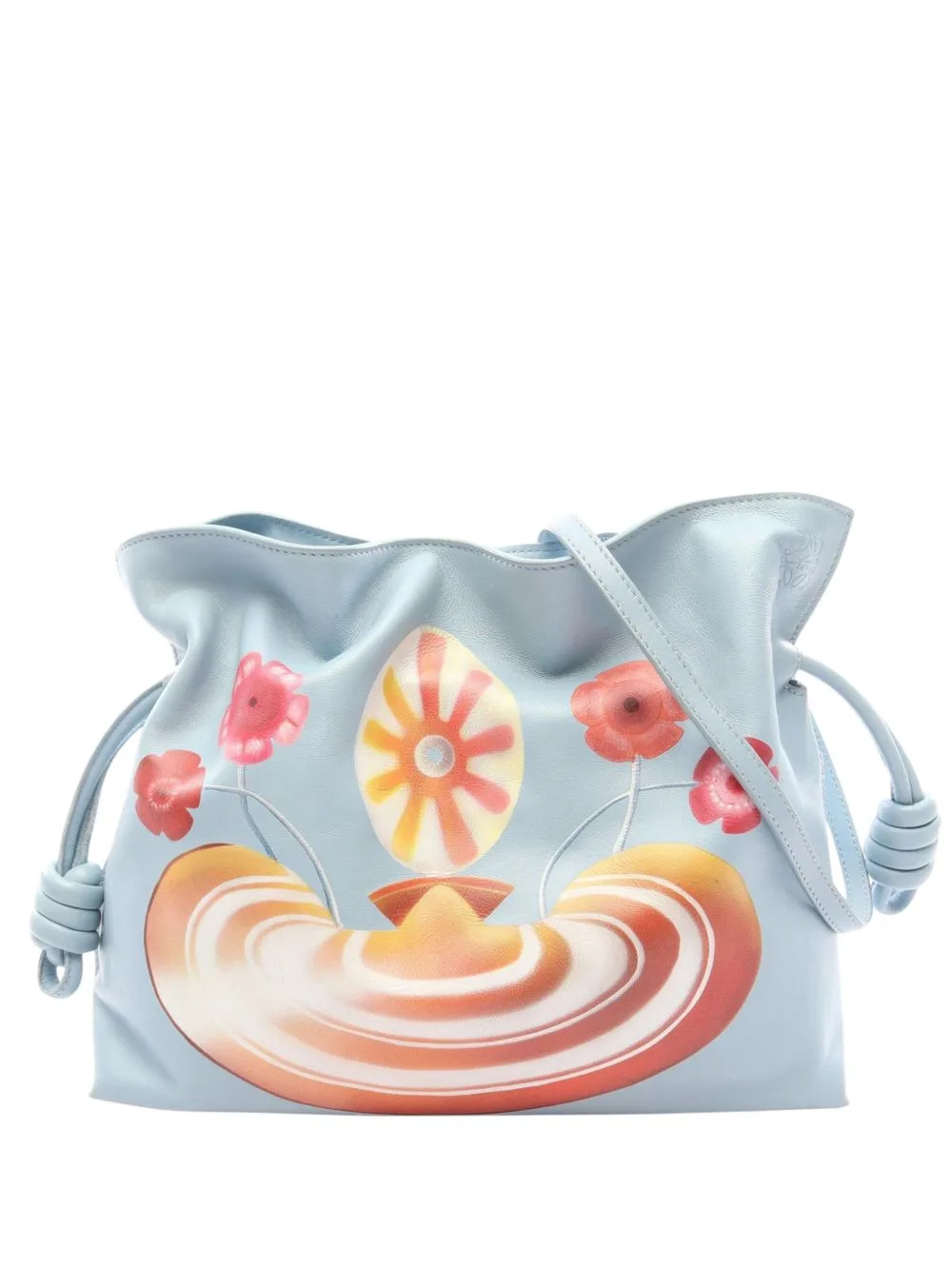 2015-2026 Maruja Mallo Medium Nappa Flamenco Clutch Crossbody Bag by Loewe Pre-Owned