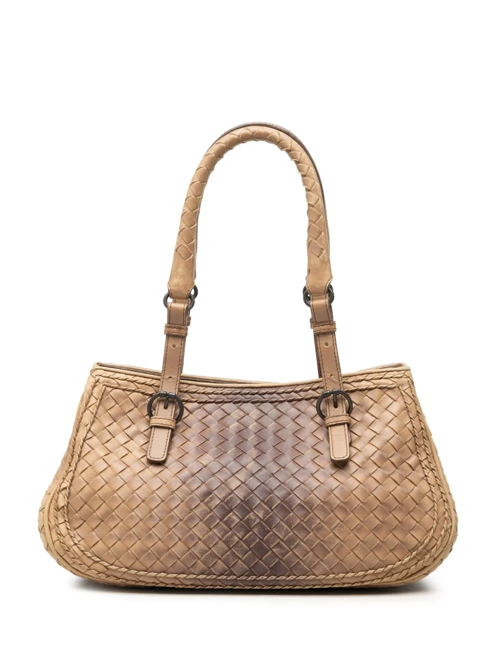 2007 Small Nappa Gradient Intrecciato Handbag by Bottega Veneta Pre-Owned
