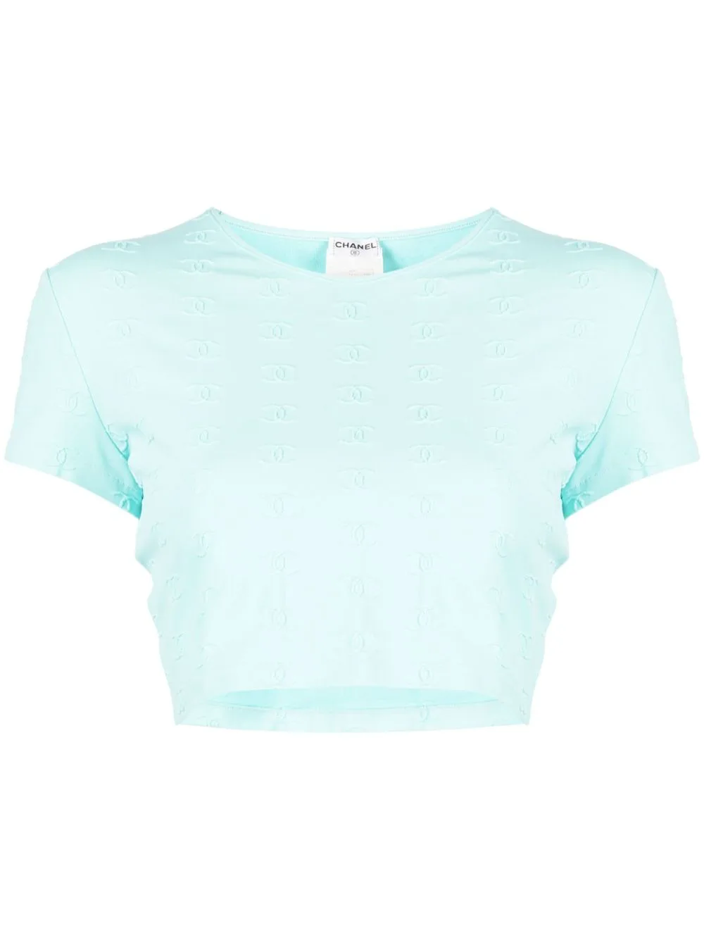1997 CC Cropped T-Shirt by CHANEL Pre-Owned