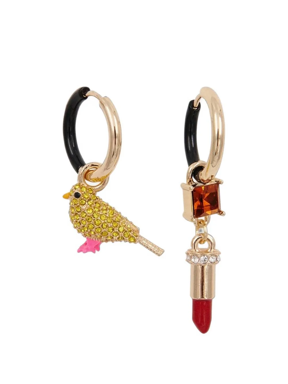 Mismatched Charm Hoop Earrings by Essentiel Antwerp