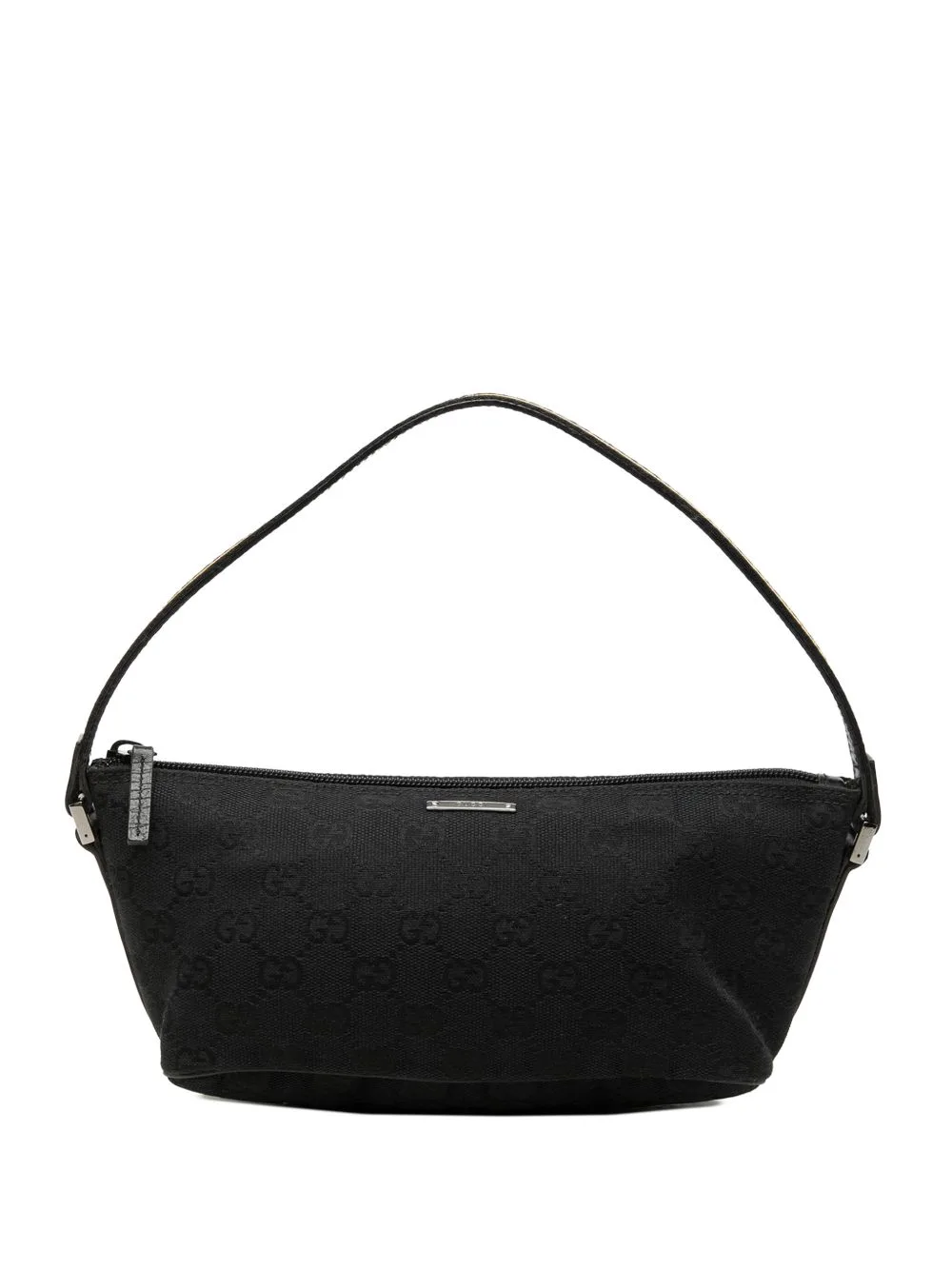 2000-2015 GG Canvas Web Boat Shoulder Bag by Gucci Pre-Owned