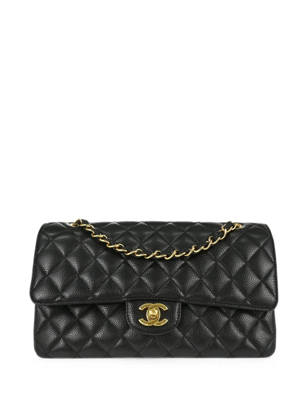 2015-2016 Medium Classic Double Flap Shoulder Bag by CHANEL Pre-Owned