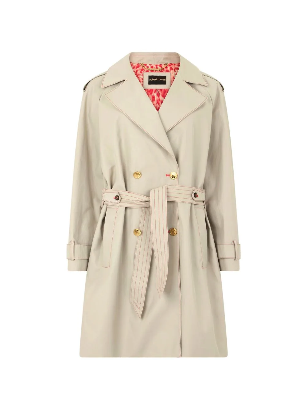 Double-Breasted Trench Coat by Roberto Cavalli