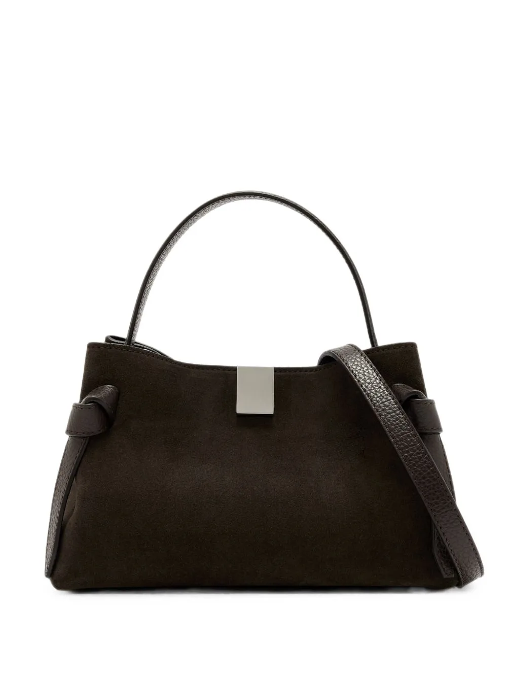 Mini Gyoza Suede-Finish Tote Bag by Yuzefi