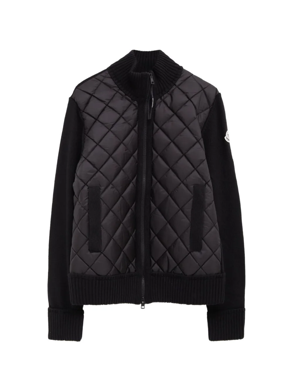 Quilted Panelled Jacket by Moncler
