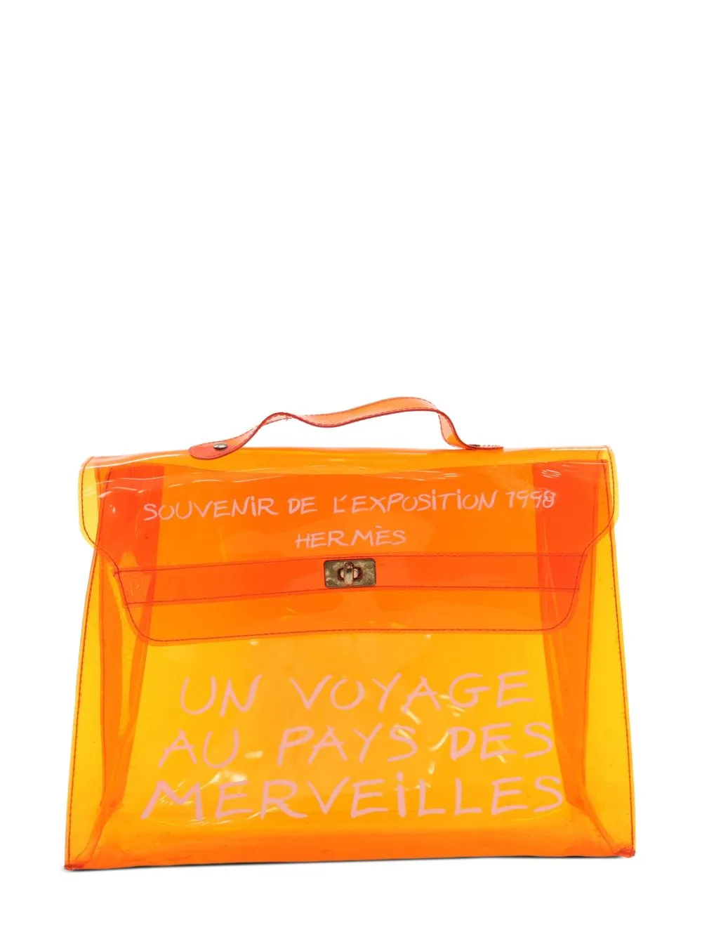 2000-2026 Vinyl Souvenir De L Exposition Kelly Handbag by Hermès Pre-Owned