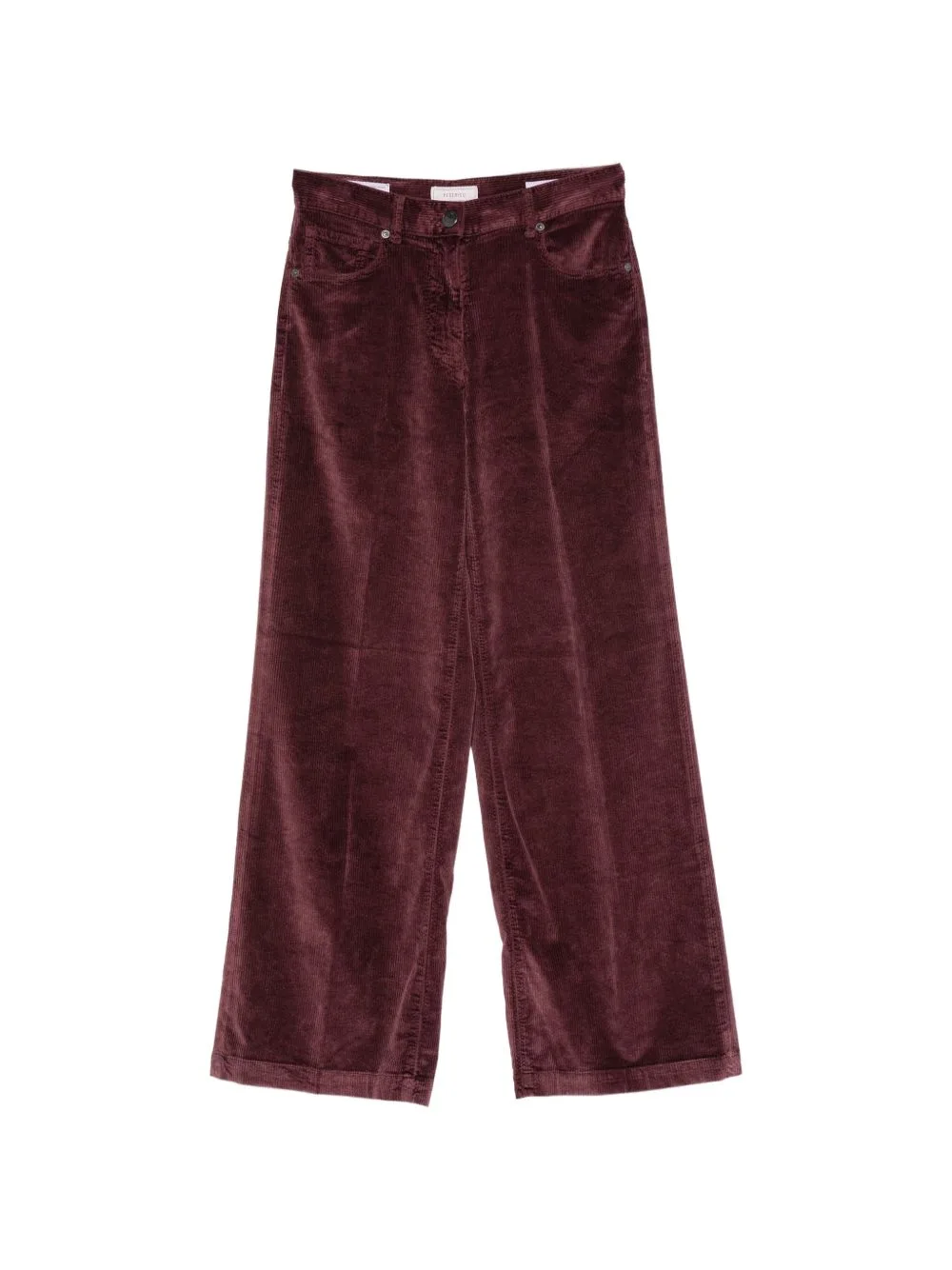 Corduroy Wide-Leg Trousers by Peserico