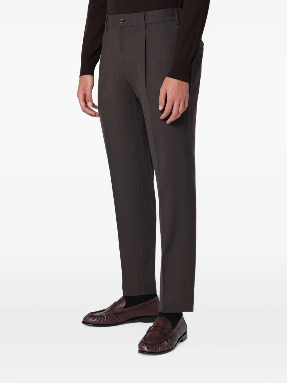 Irno Pleated Tailored Trousers by Santaniello