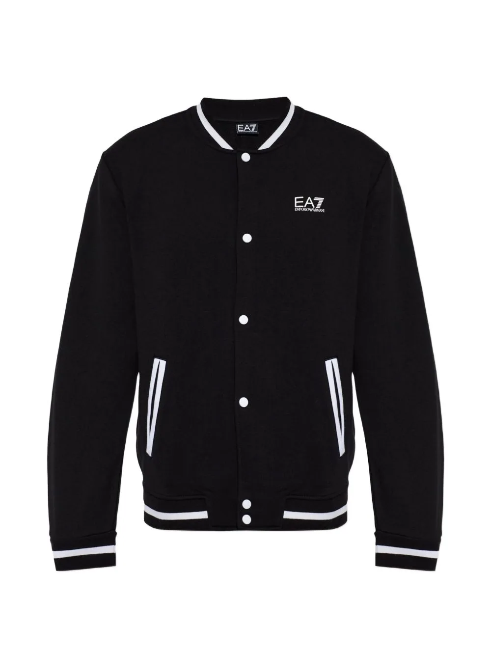 Logo-Print Bomber Sweatshirt by Ea7 Emporio Armani