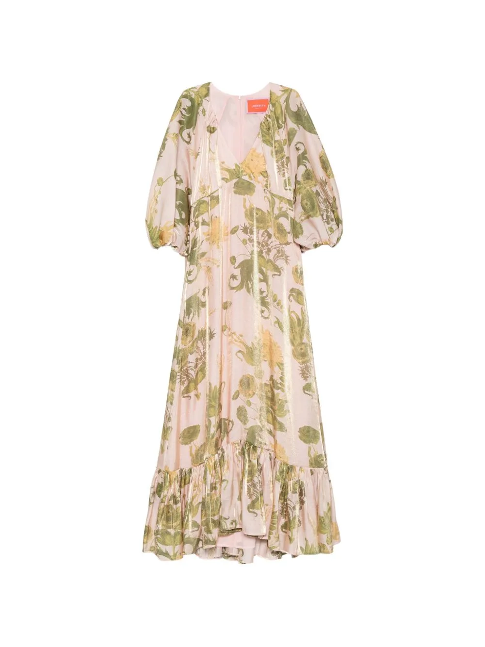 Floral-Print Ruffled Dress by La DoubleJ
