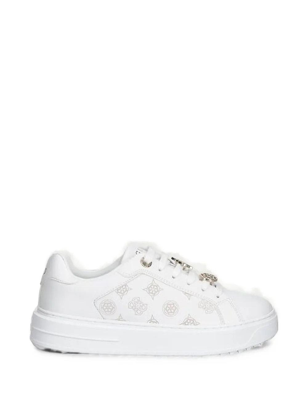 Duena Logo-Print Lace-Up Sneakers by GUESS USA