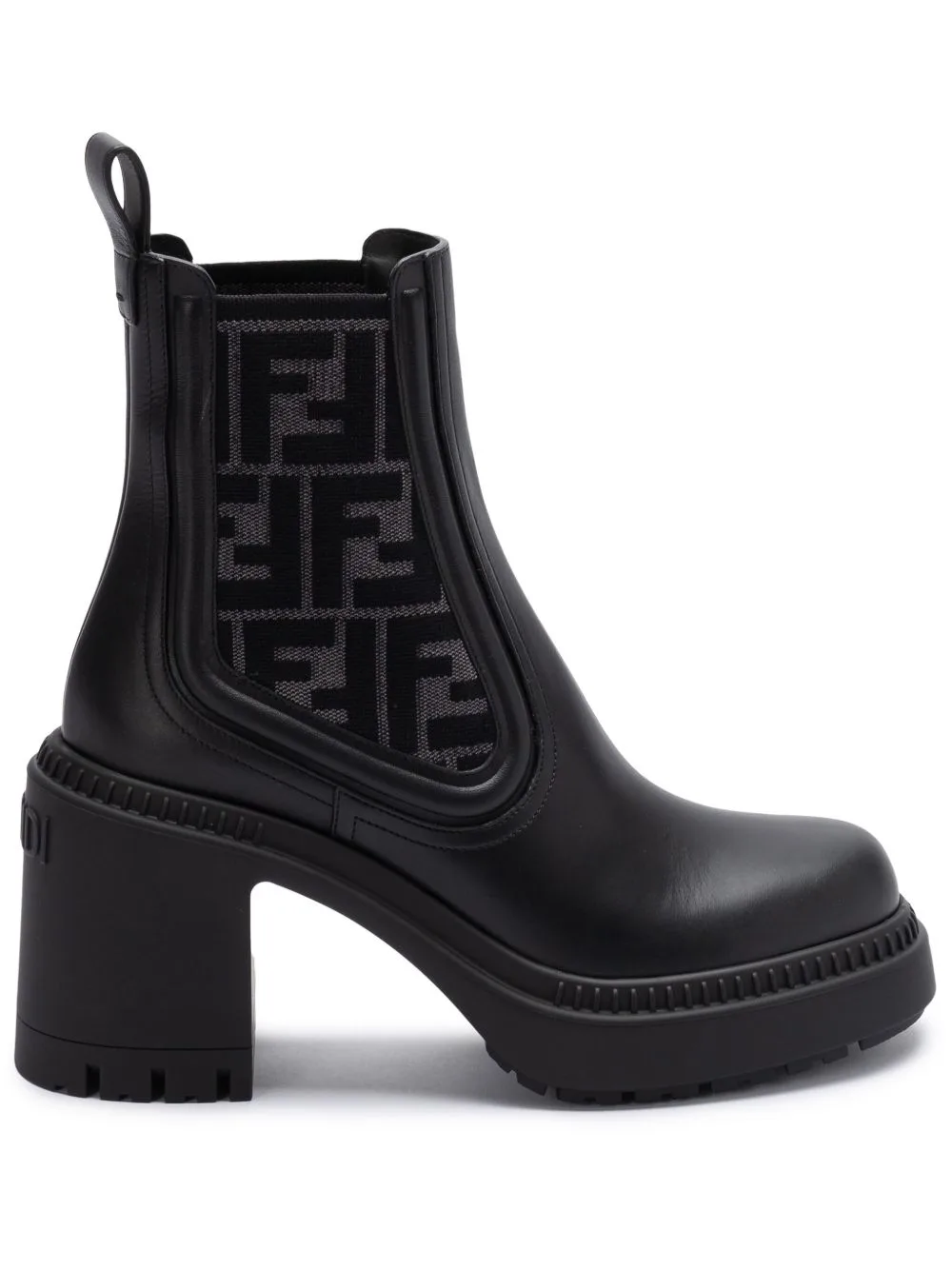 65mm Monogram-Detailed Boots by FENDI