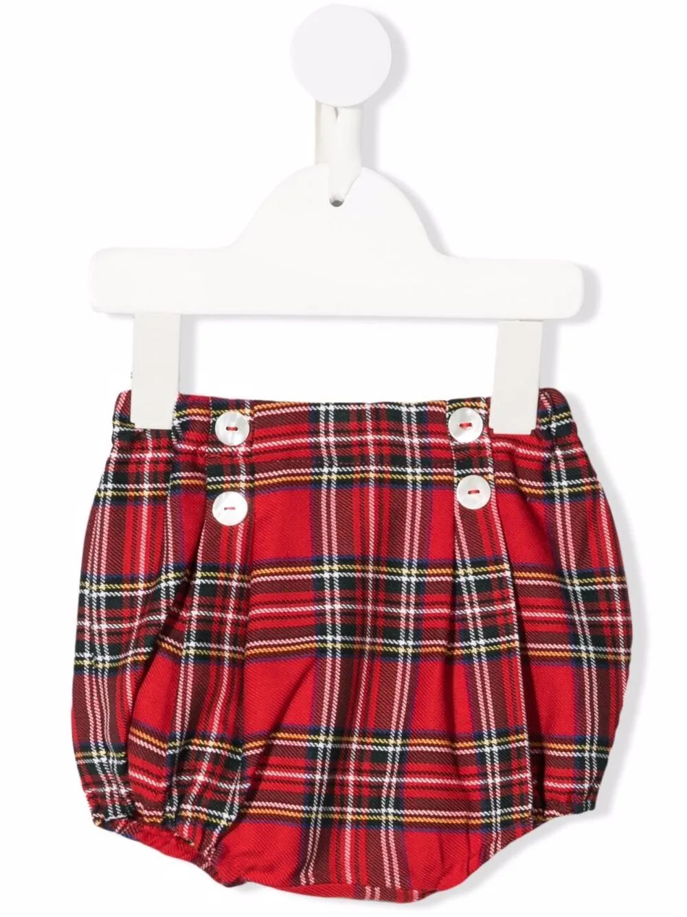 Tartan-Print Shorts by Siola