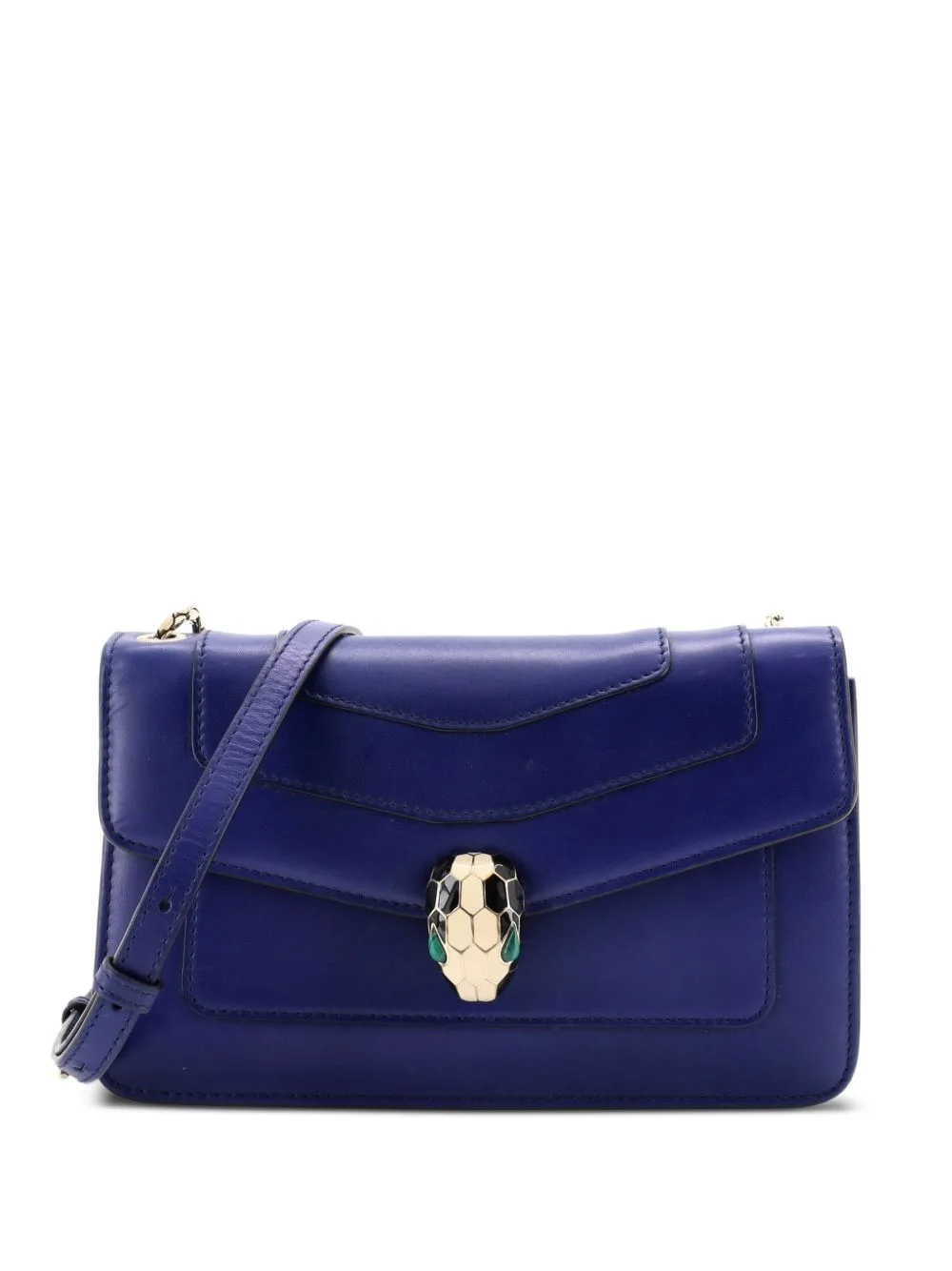 Serpenti Leather Small Crossbody Bag