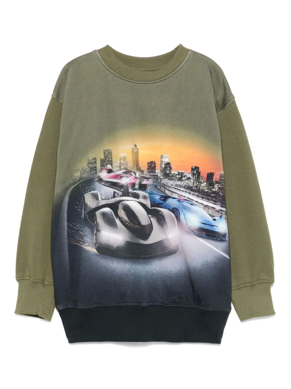 Racing Cars-Printed Sweatshirt by Molo
