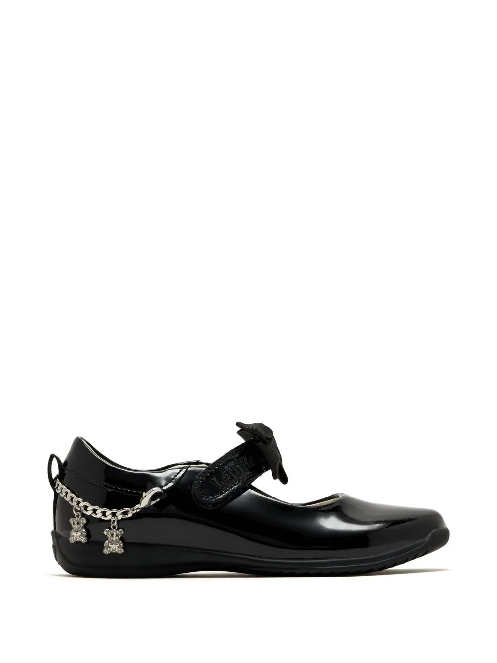 Izzy Bow-Detail Teddy-Bear-Charm Ballet Flats by Lelli Kelly