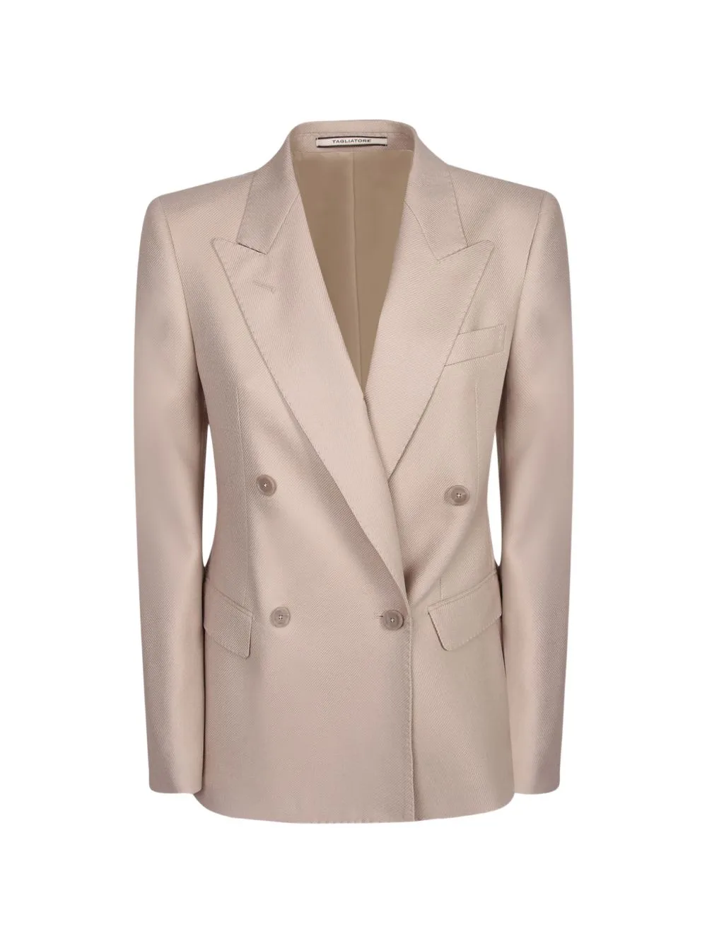 Double-Breasted Peak-Lapel Blazer by Tagliatore