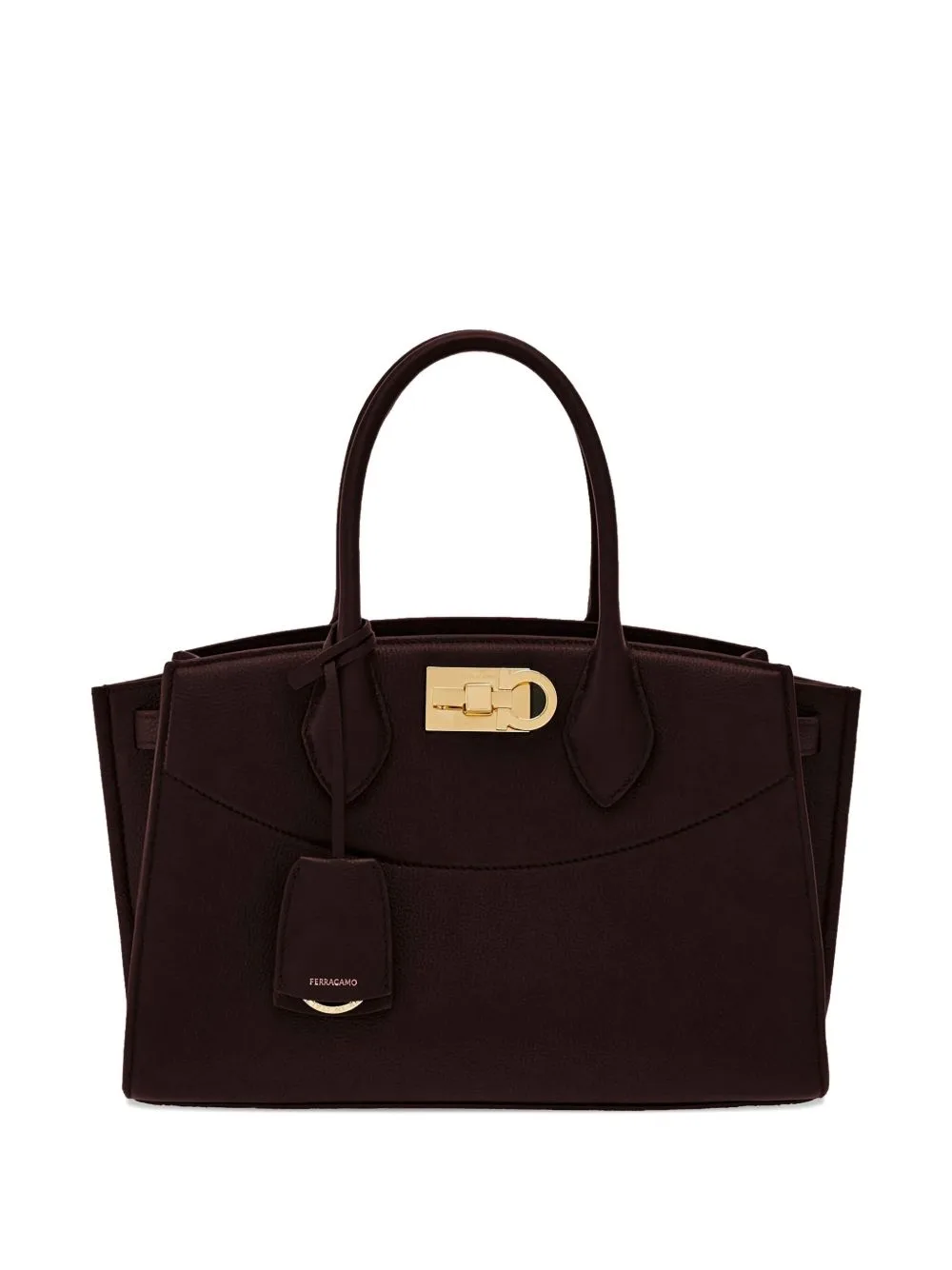 Gancini-Buckle Tote Bag by Ferragamo