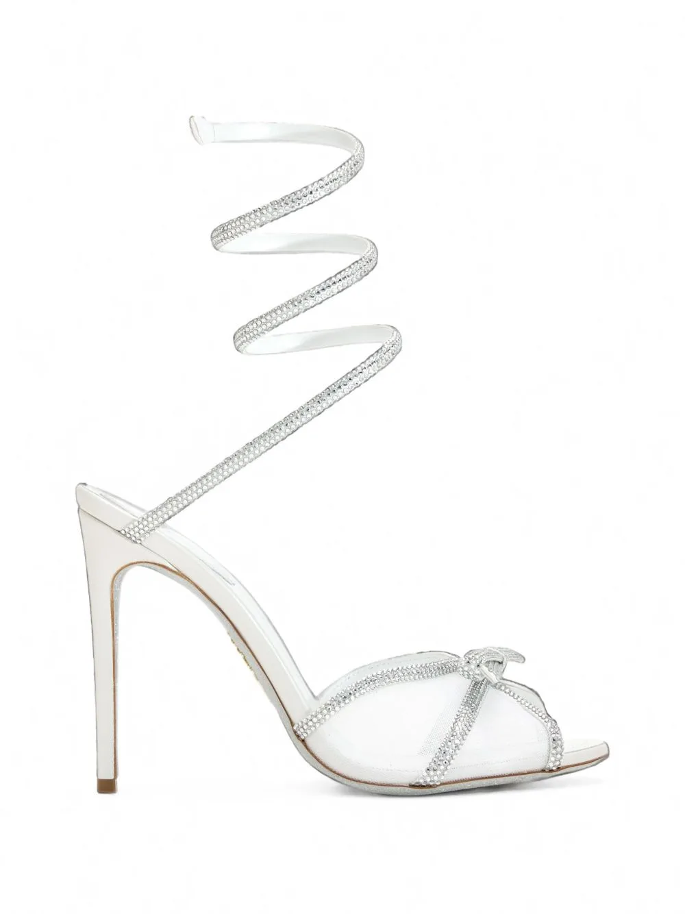 Cleo Crystal-Embellished Bow Sandals by René Caovilla
