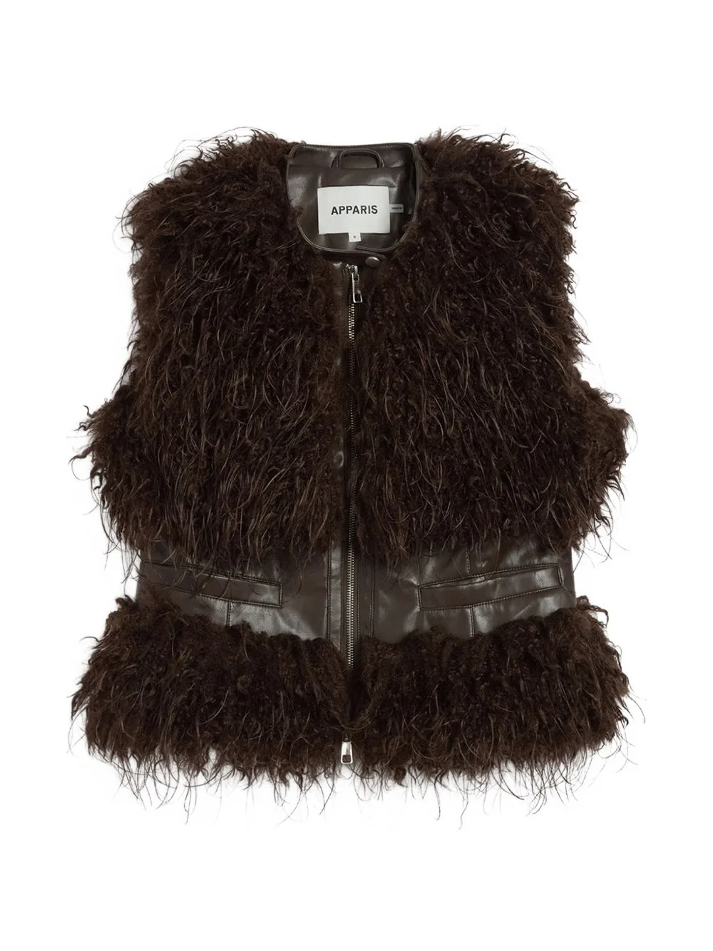 Cleo Faux-Fur Gilet by Apparis