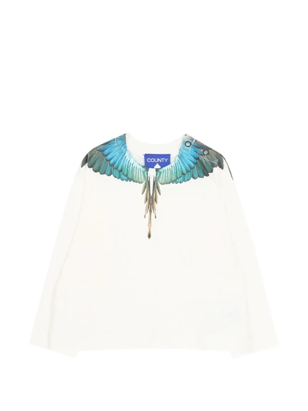 Wings-Print Long-Sleeve Sweatshirt by COUNTY OF MILAN