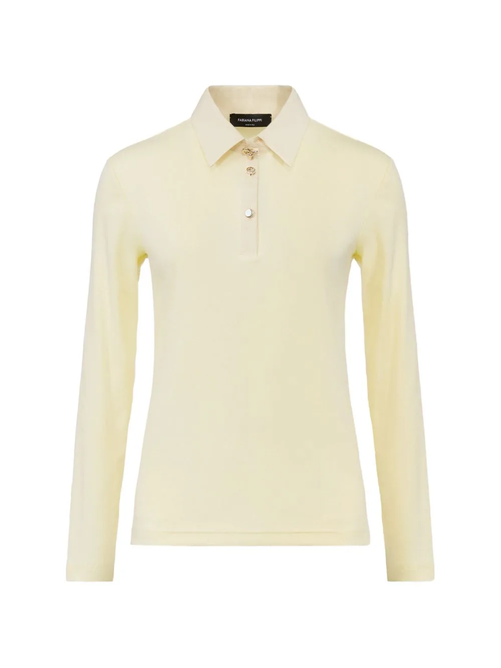Long-Sleeve Polo Shirt by Fabiana Filippi