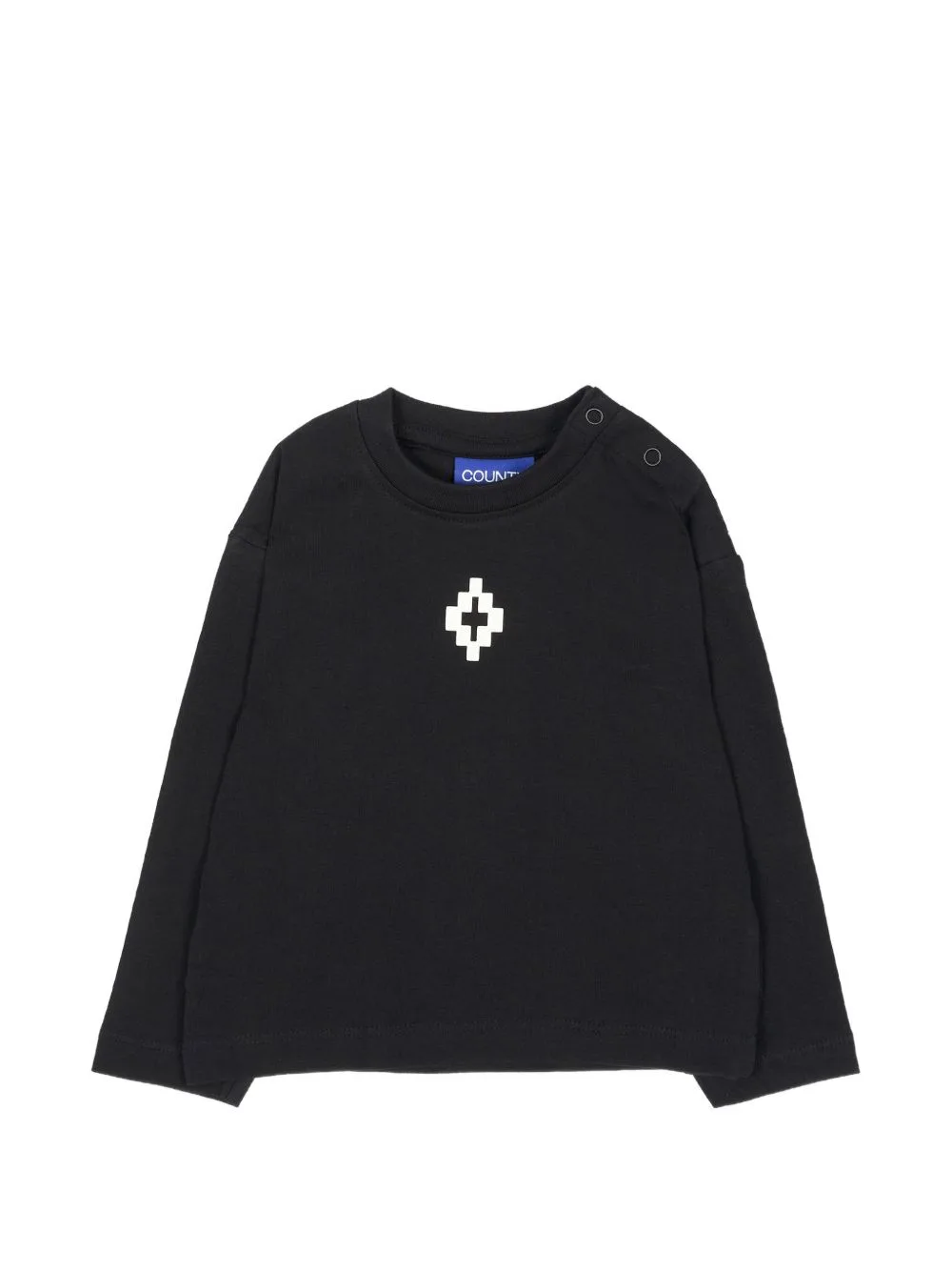 Cross Logo-Print Long-Sleeve Sweatshirt by COUNTY OF MILAN