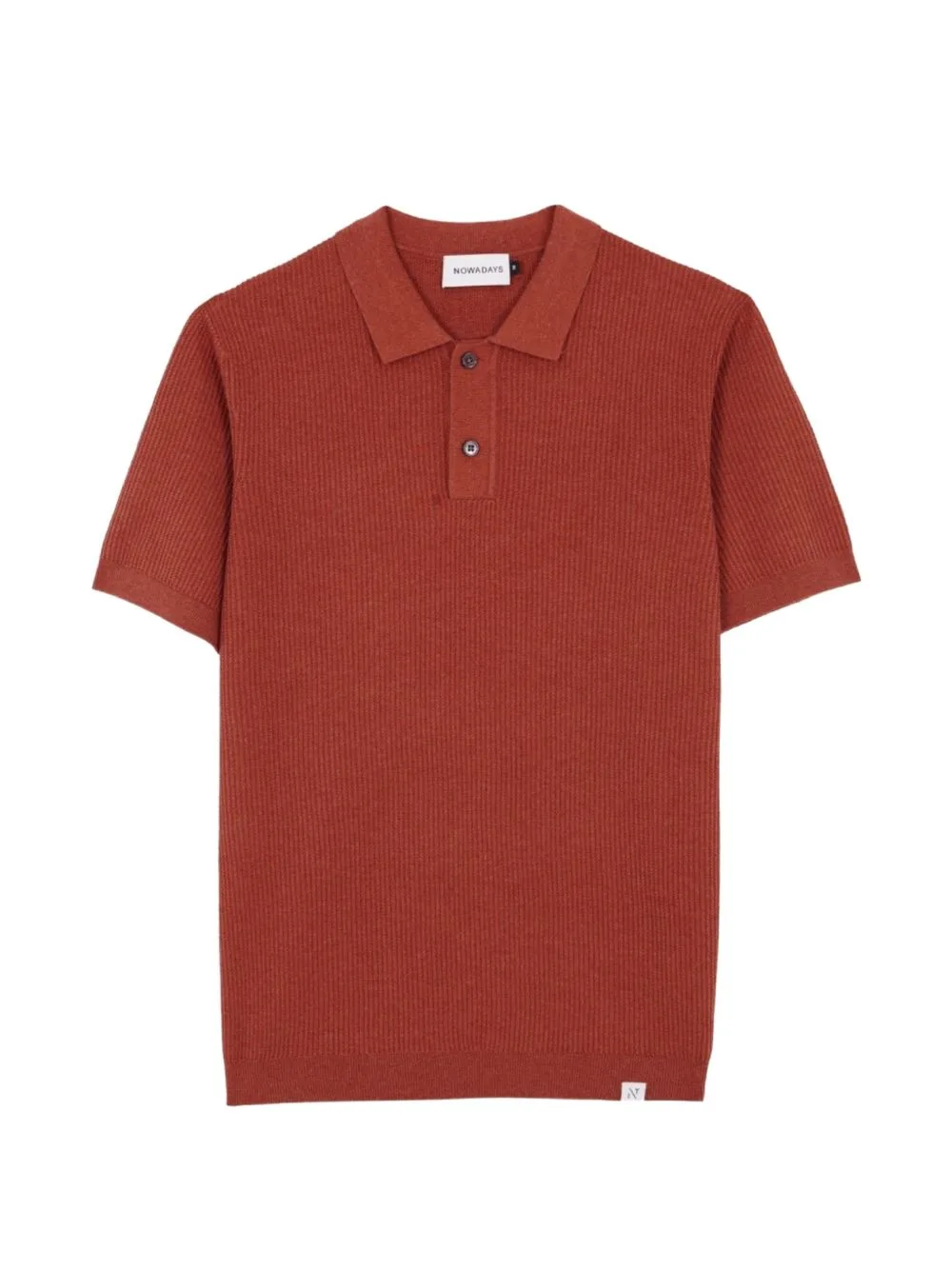 Fine-Knit Polo Shirt by NOWADAYS