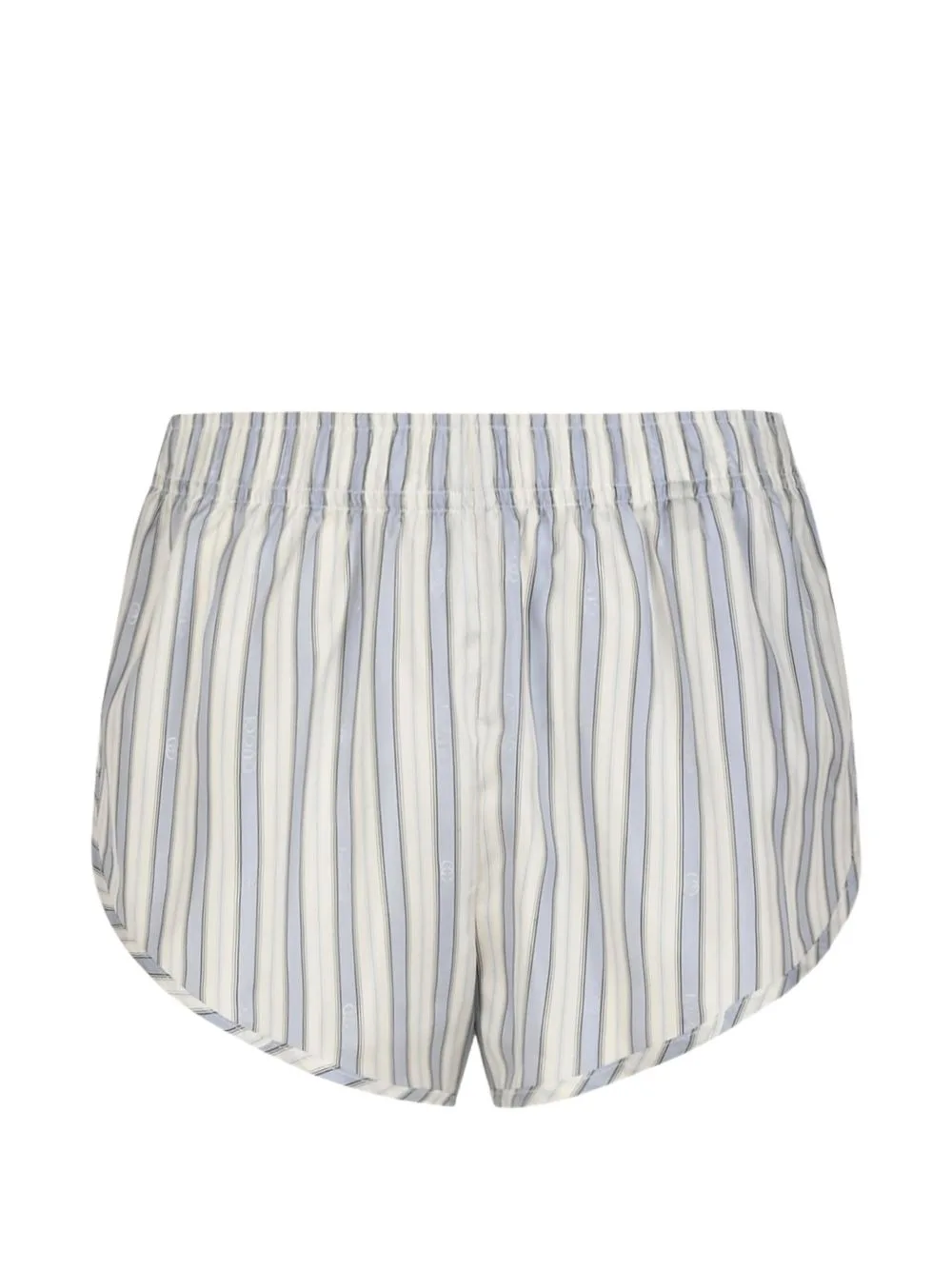 Interlocking G Silk Baiadera Jacquard Shorts by Gucci
