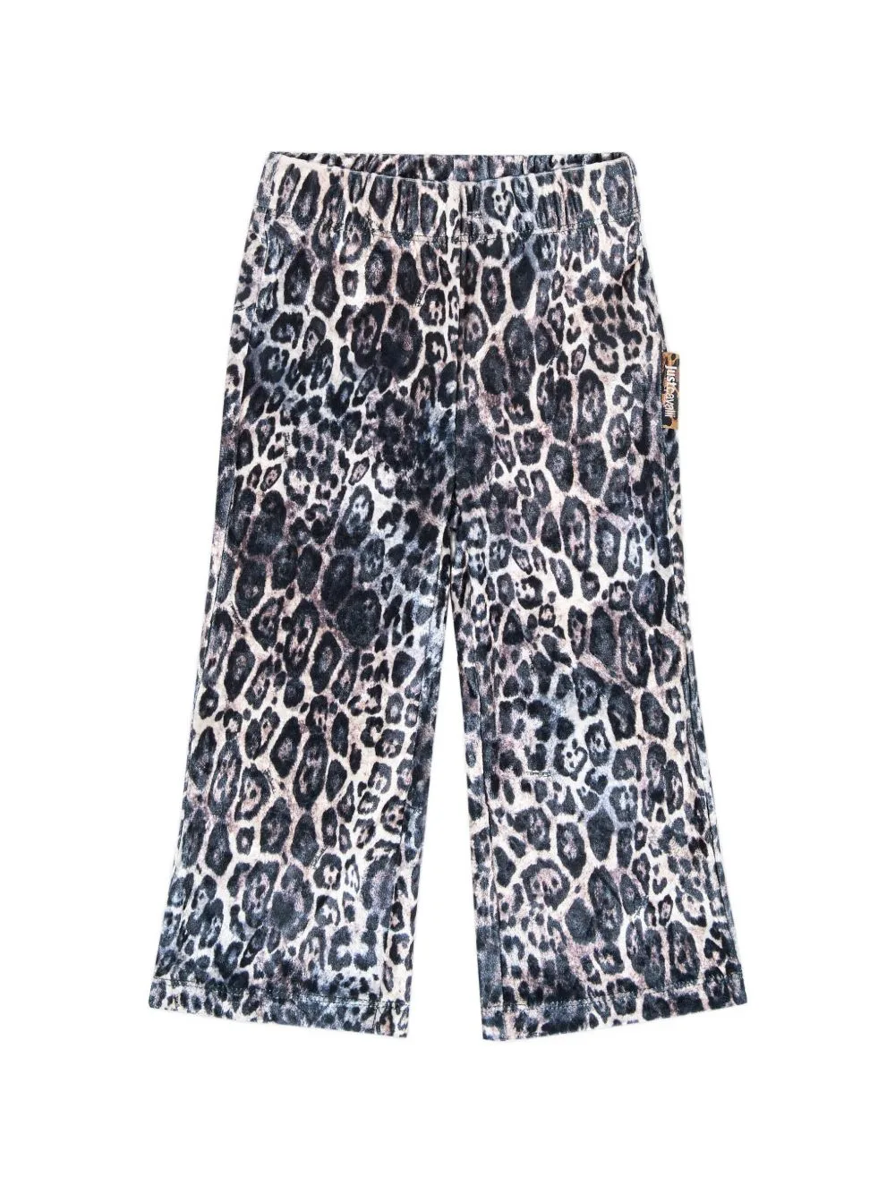 Leopard-Print Velvet-Effect Leggings by Just Cavalli Kids