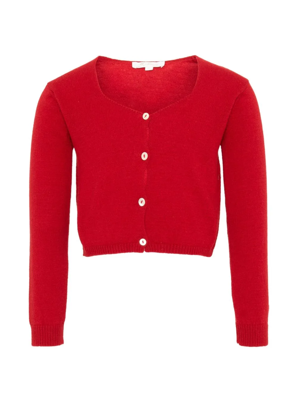 Button-Up Cropped Cardigan by Mariella Ferrari
