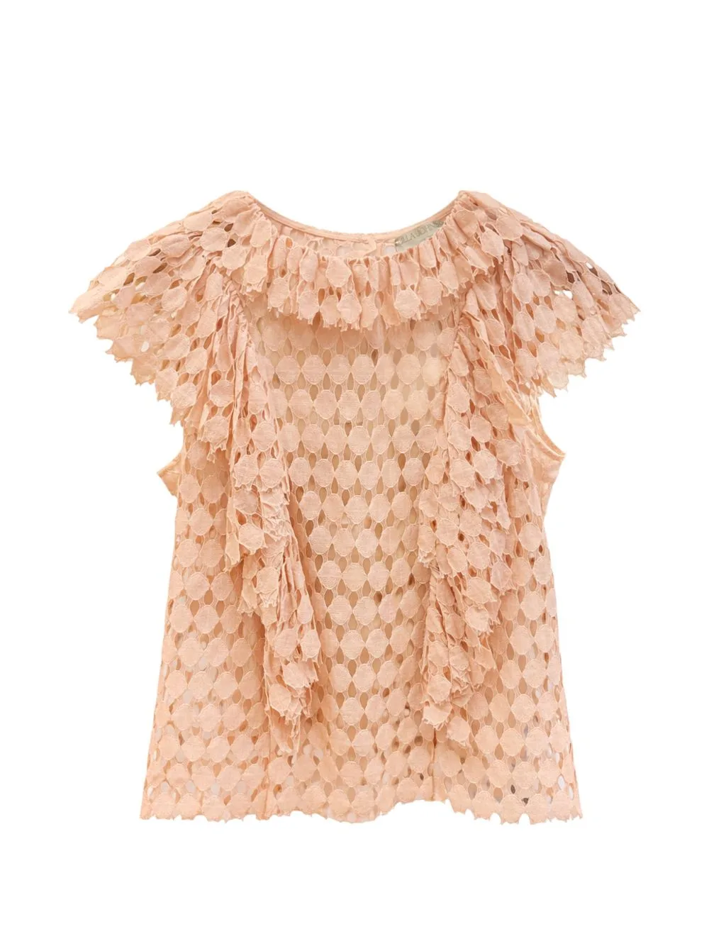 Lace Ruffled Top by Ulla Johnson