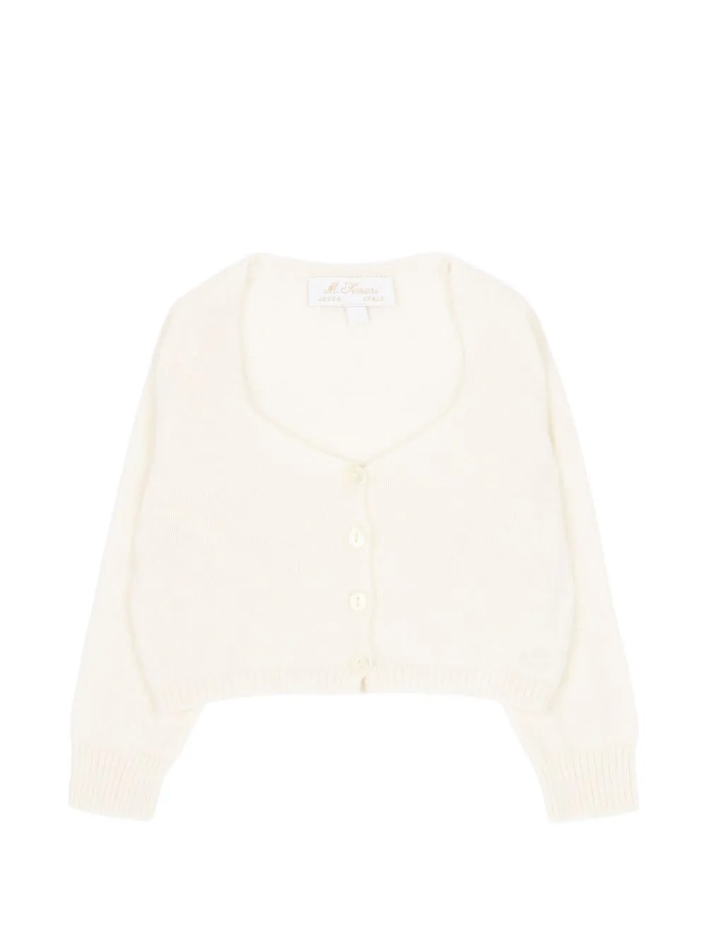 Button-Fastening Knitted Cardigan by Mariella Ferrari