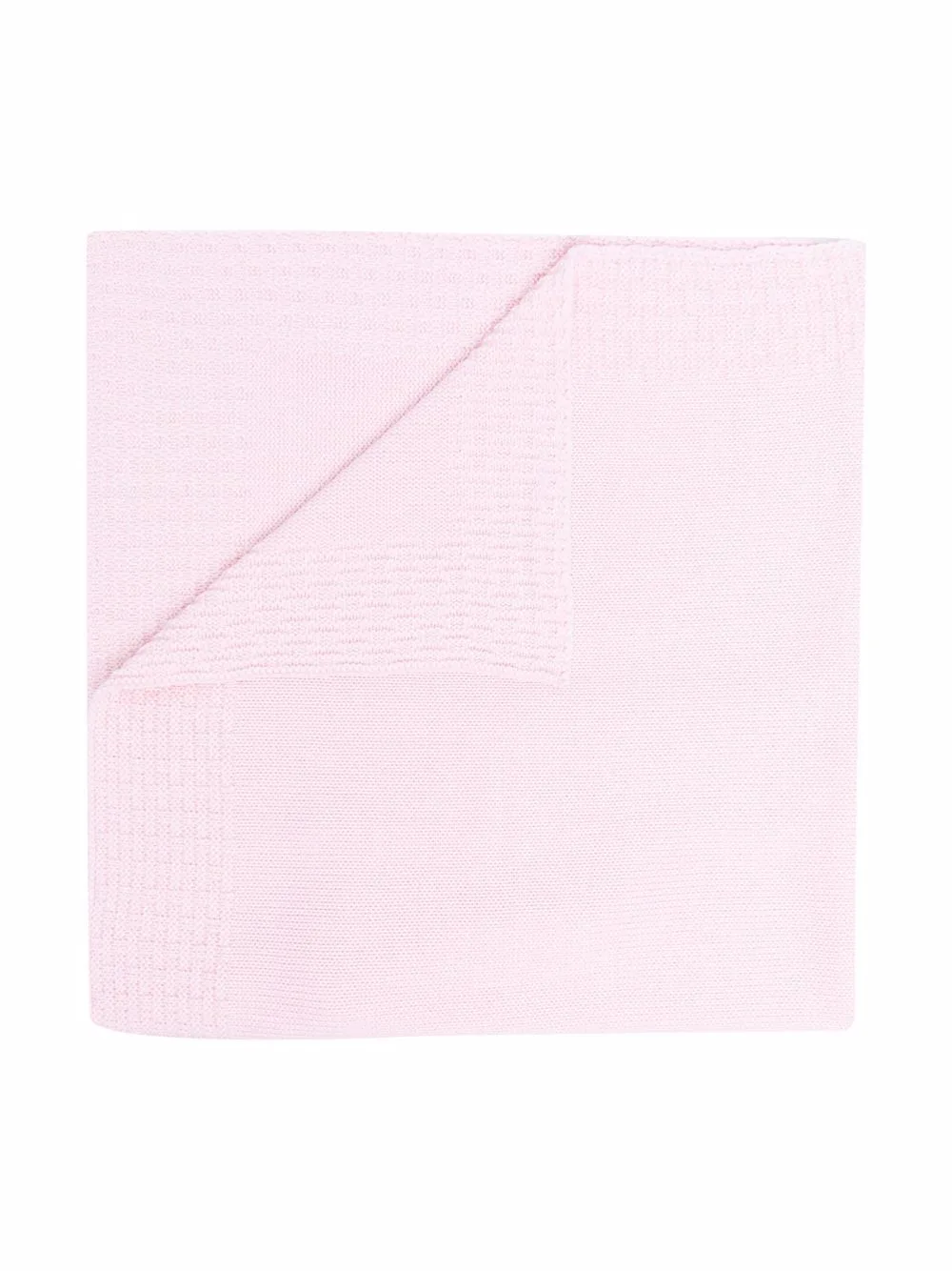 Bow-Detail Knitted Blanket by Siola