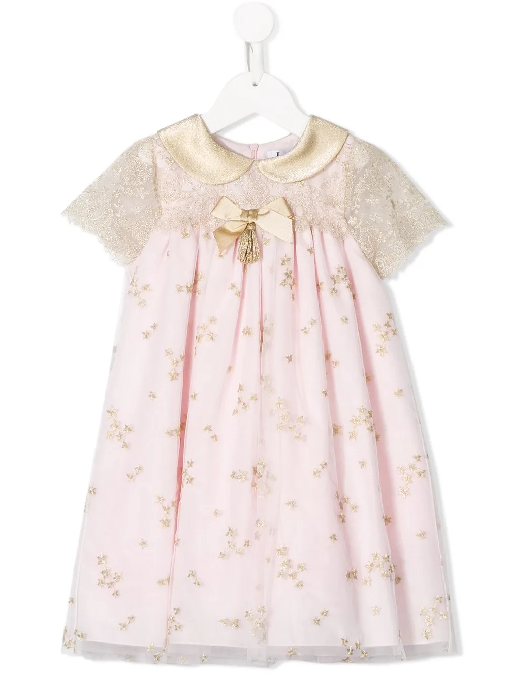 Stars Embroidered Flared Dress by Lesy