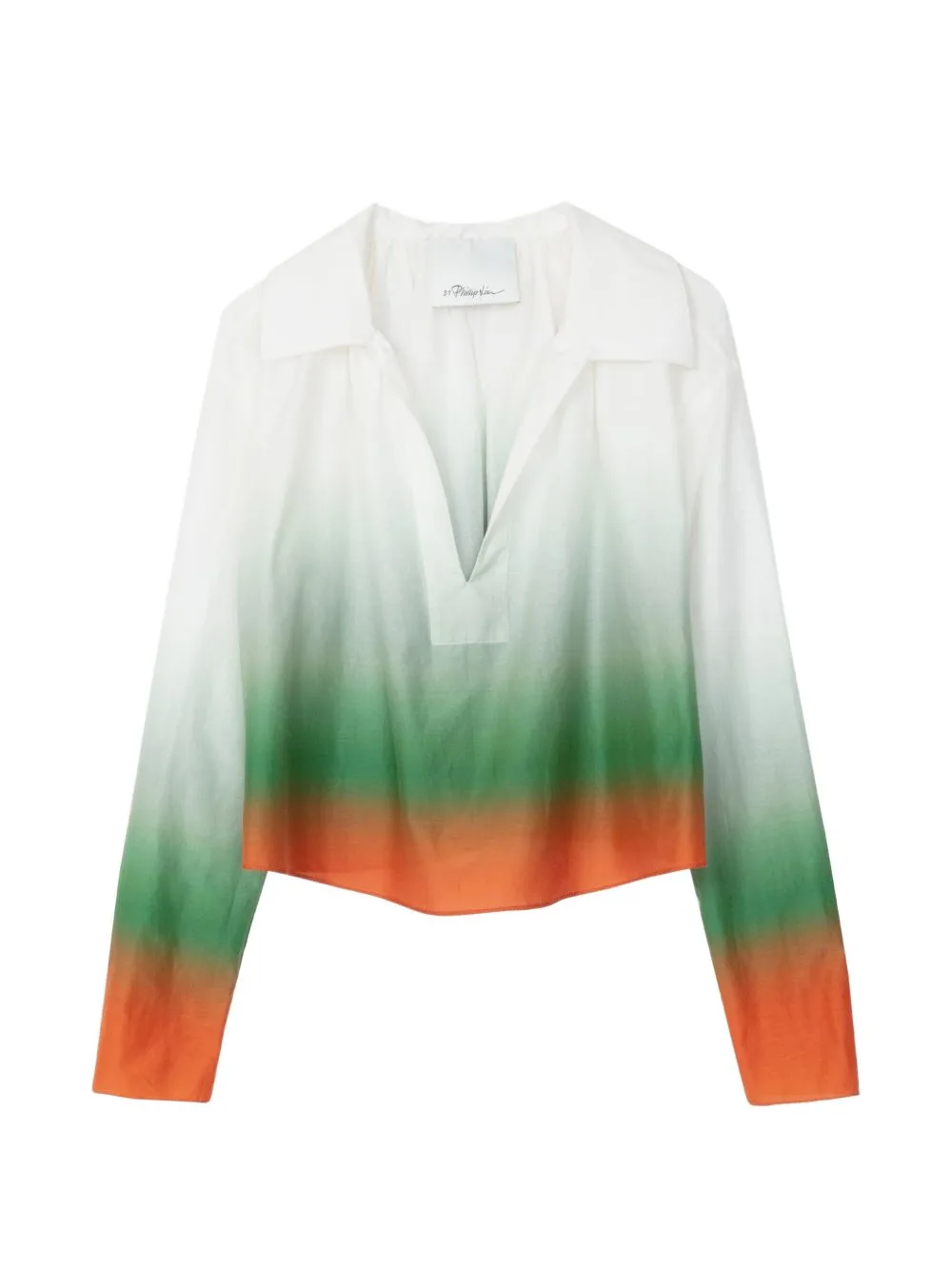 Ombré Long-Sleeves Blouse by 3.1 Phillip Lim