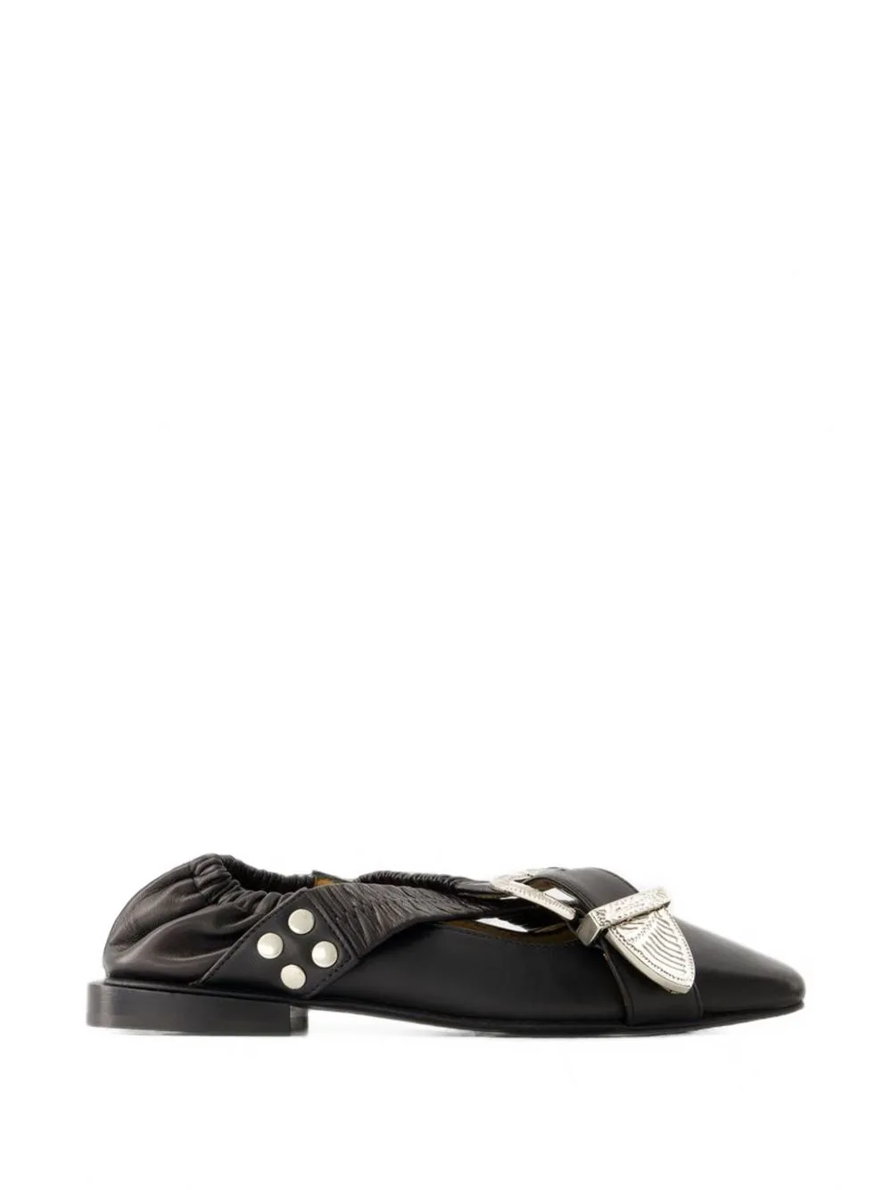 Buckled Ruched Flats by Toga Pulla