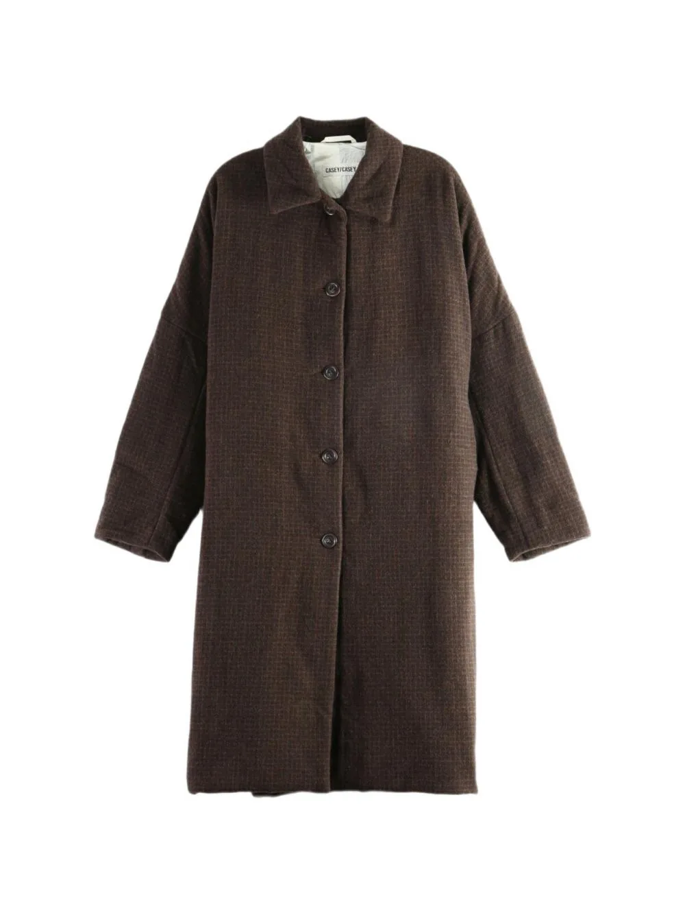 Wool-Blend Single-Breasted Coat by Casey Casey