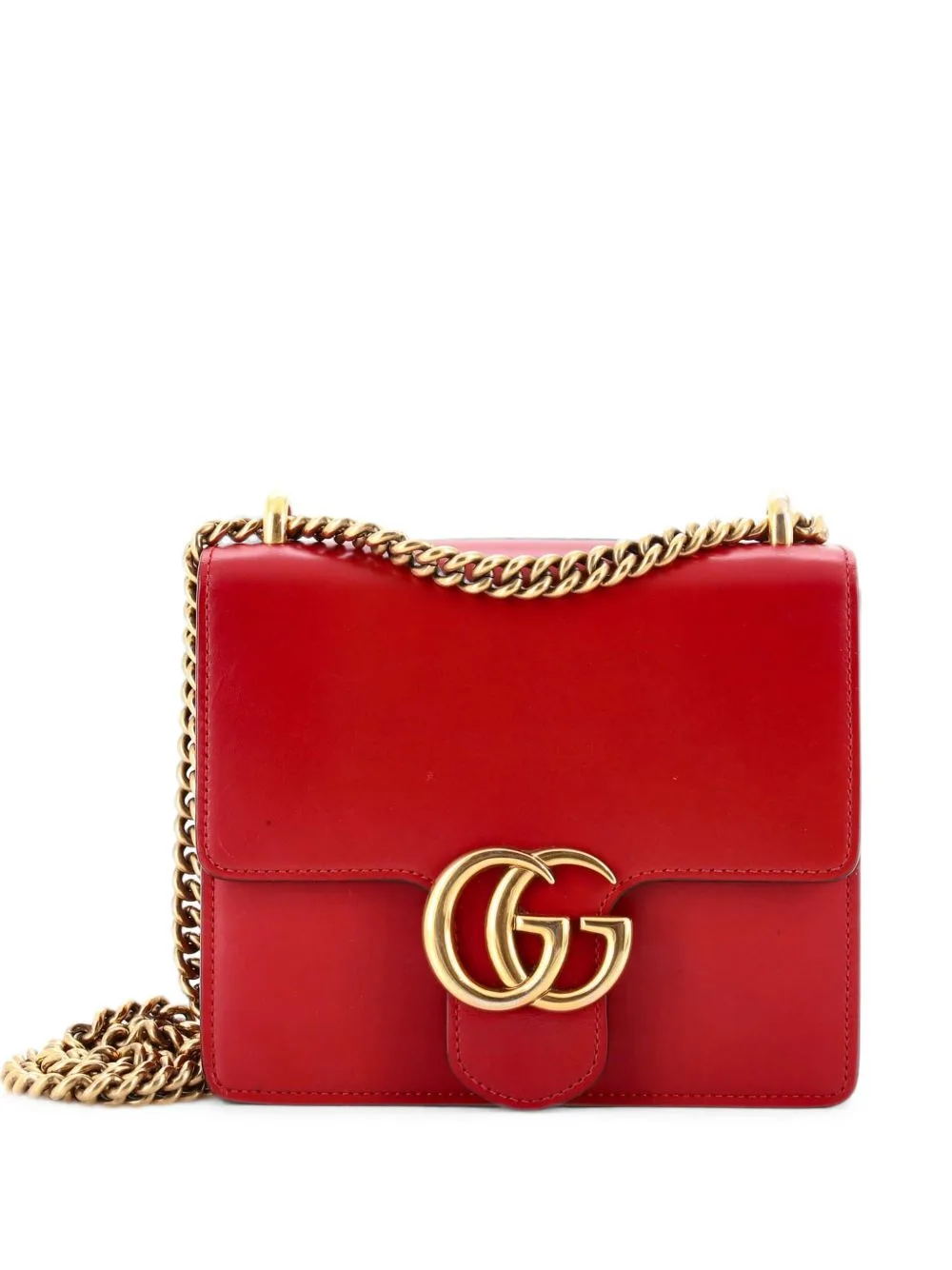 GG Marmont Chain Leather Small Shoulder Bag