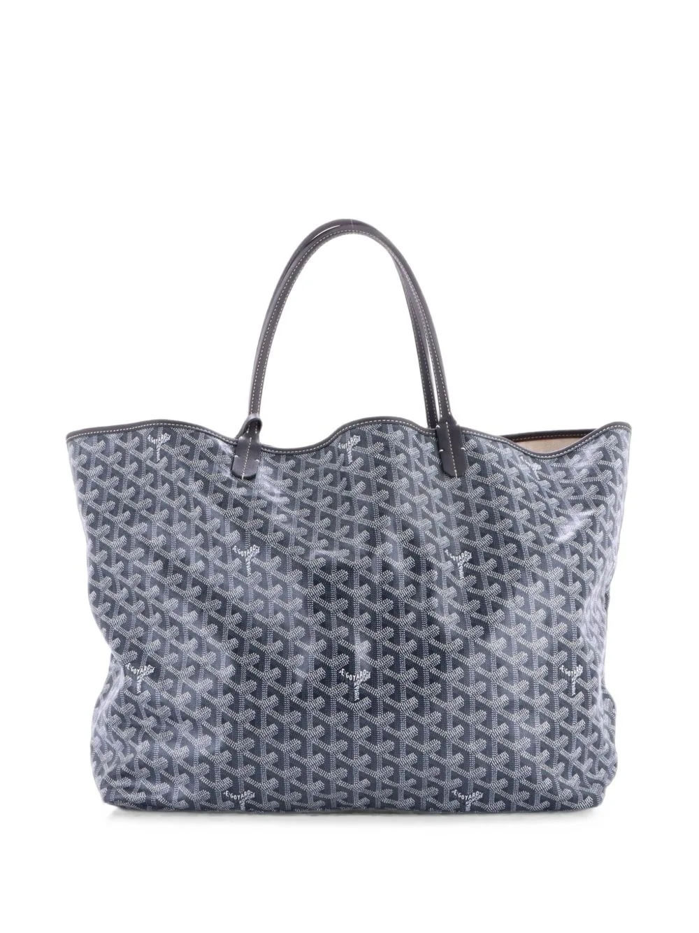 Saint Louis Coated Canvas GM Tote Bag by Goyard Pre-Owned