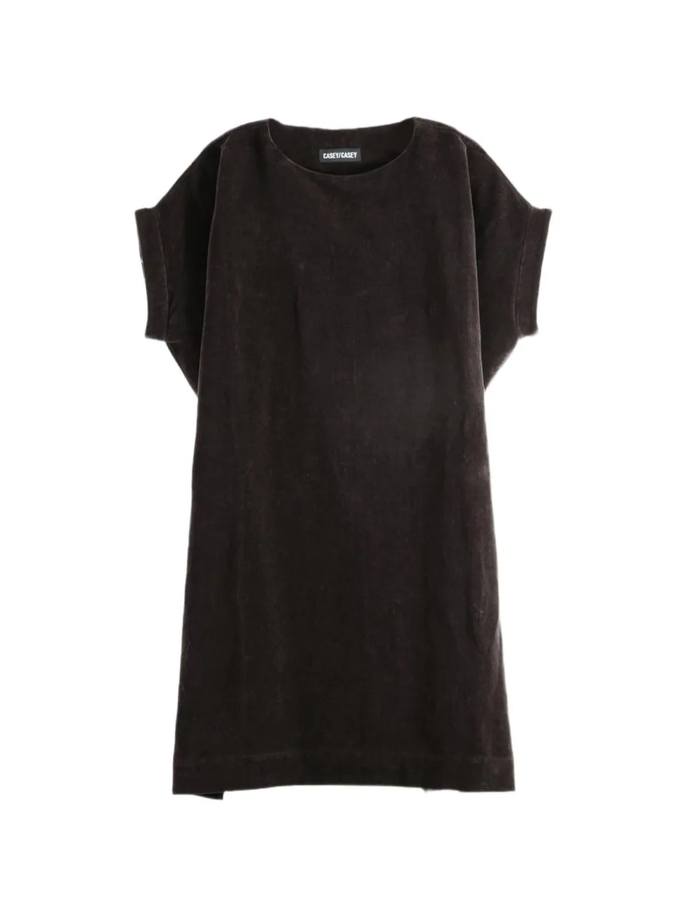 Francesca Velvet-Effect Shift Midi Dress by Casey Casey